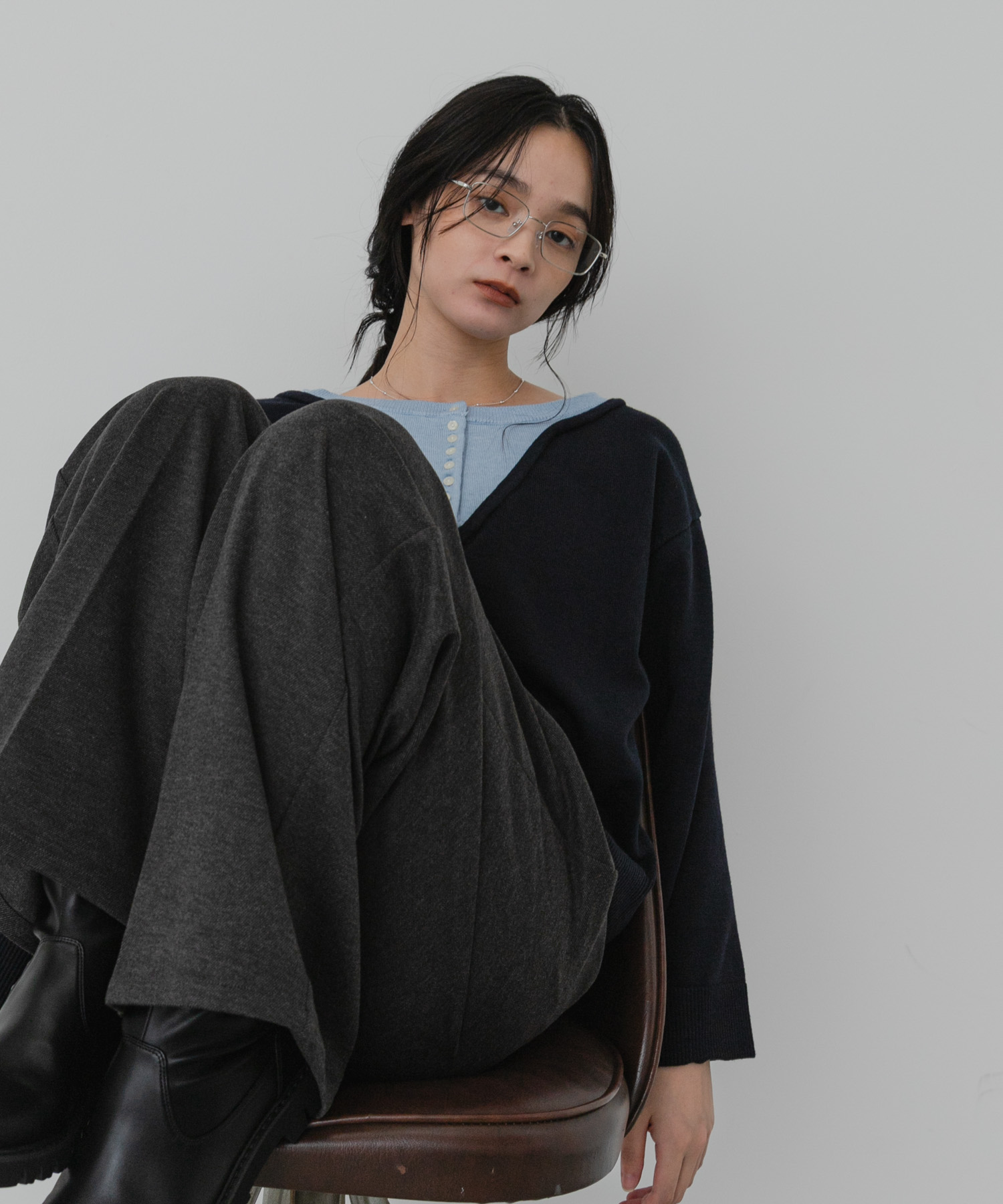 身長：163cm サイズ：one