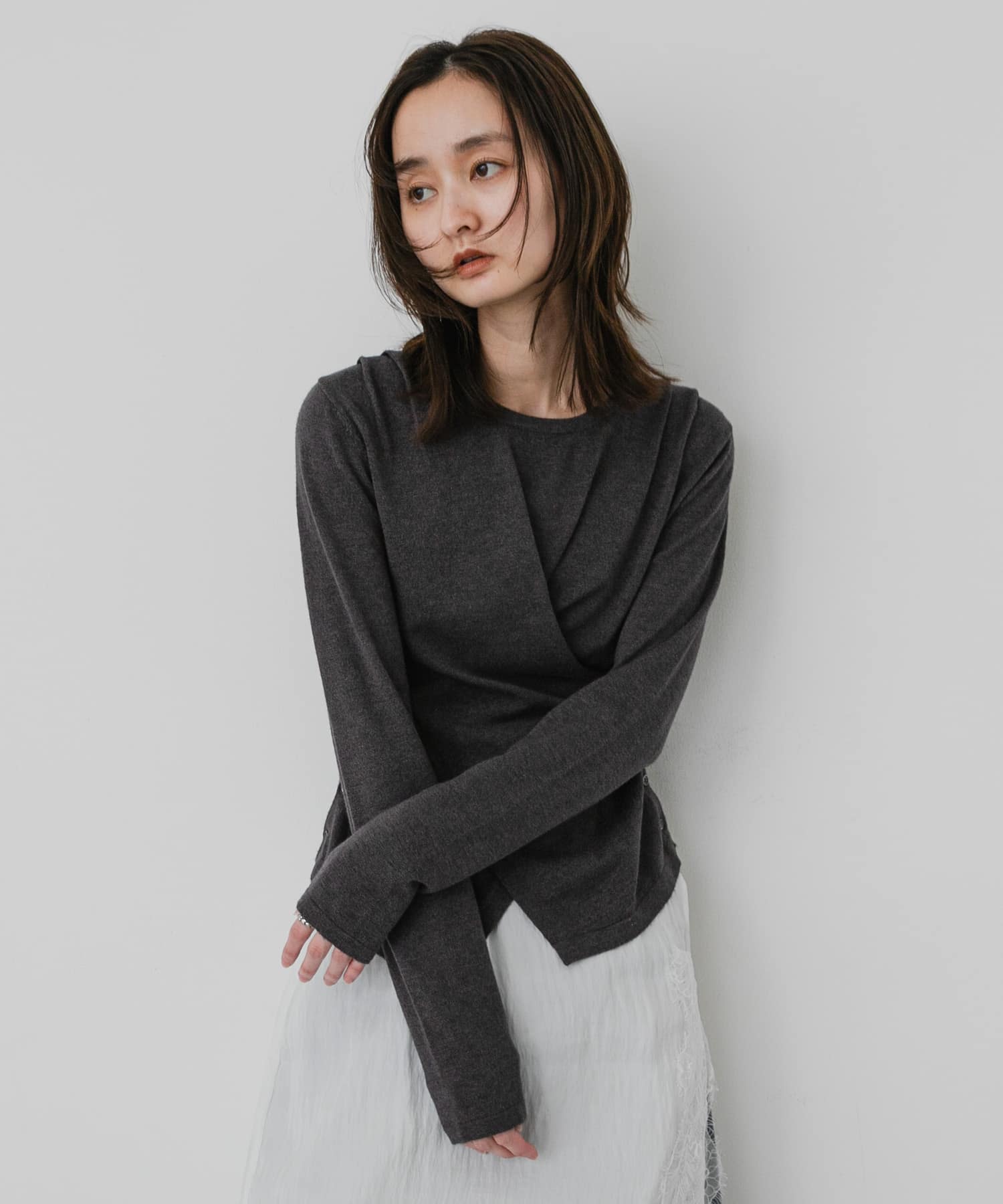 身長：169cm サイズ：one