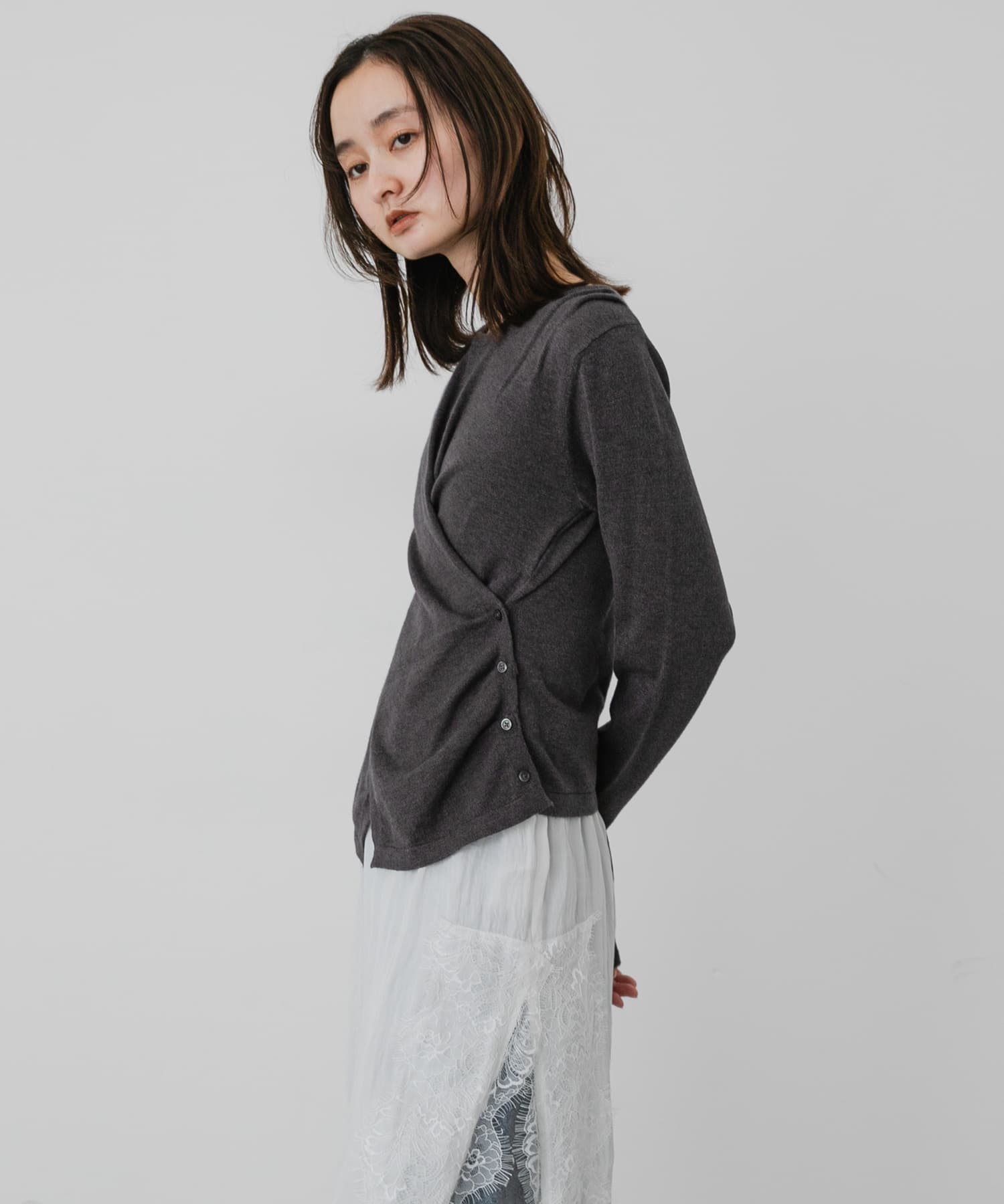 身長：169cm サイズ：one