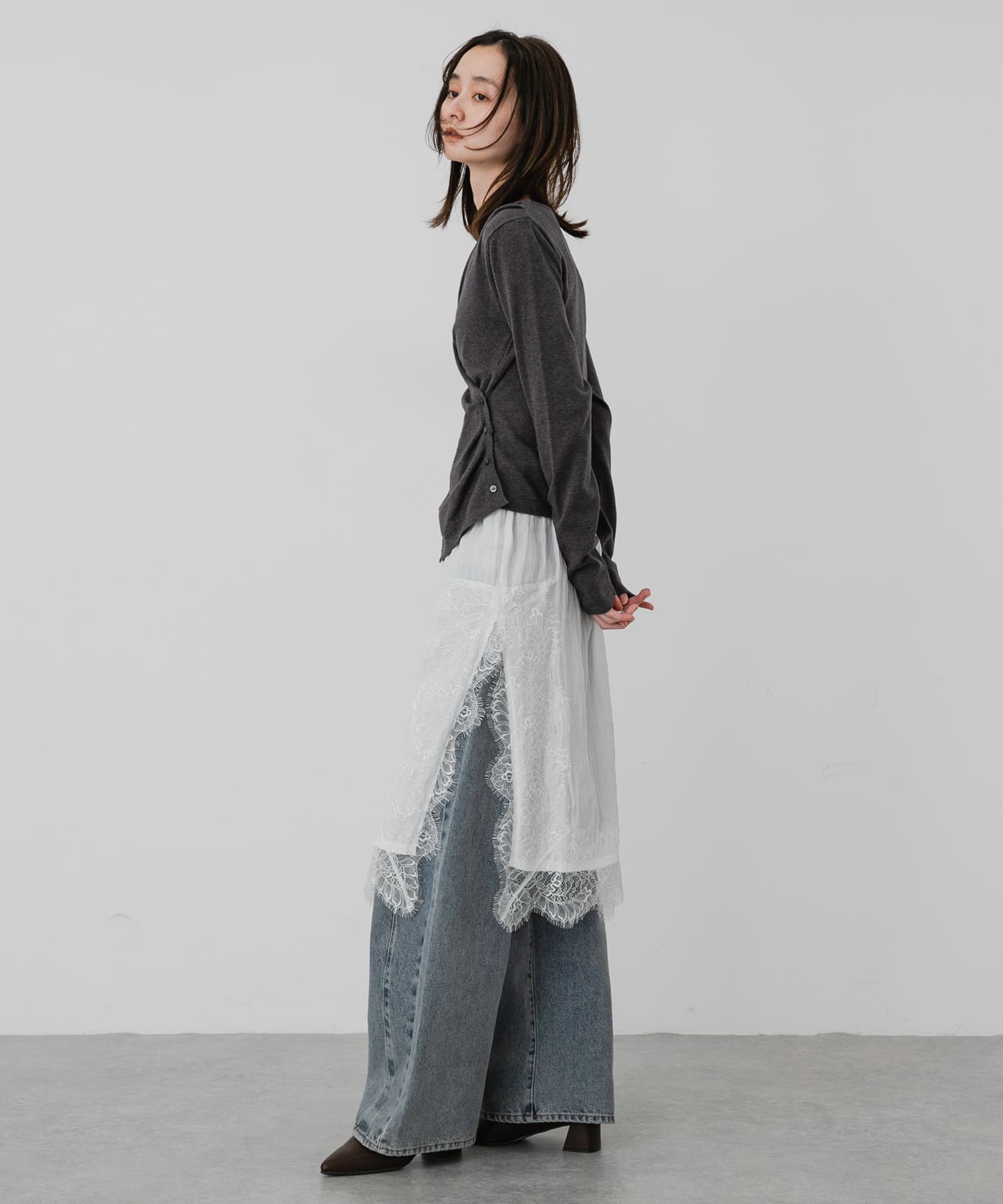 身長：169cm サイズ：one