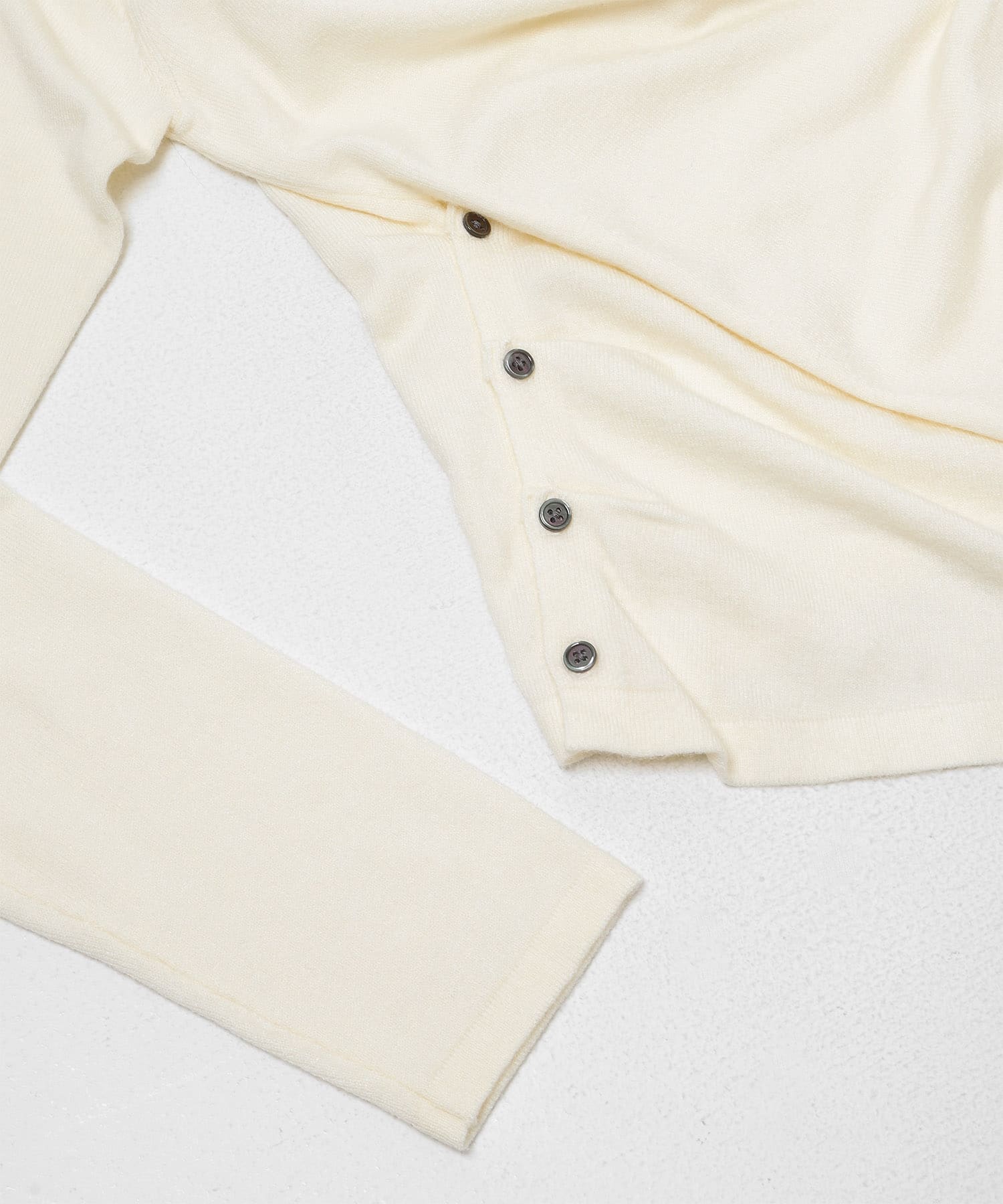 『洗濯可』アシンメトリーカシュクールニット IVORY One