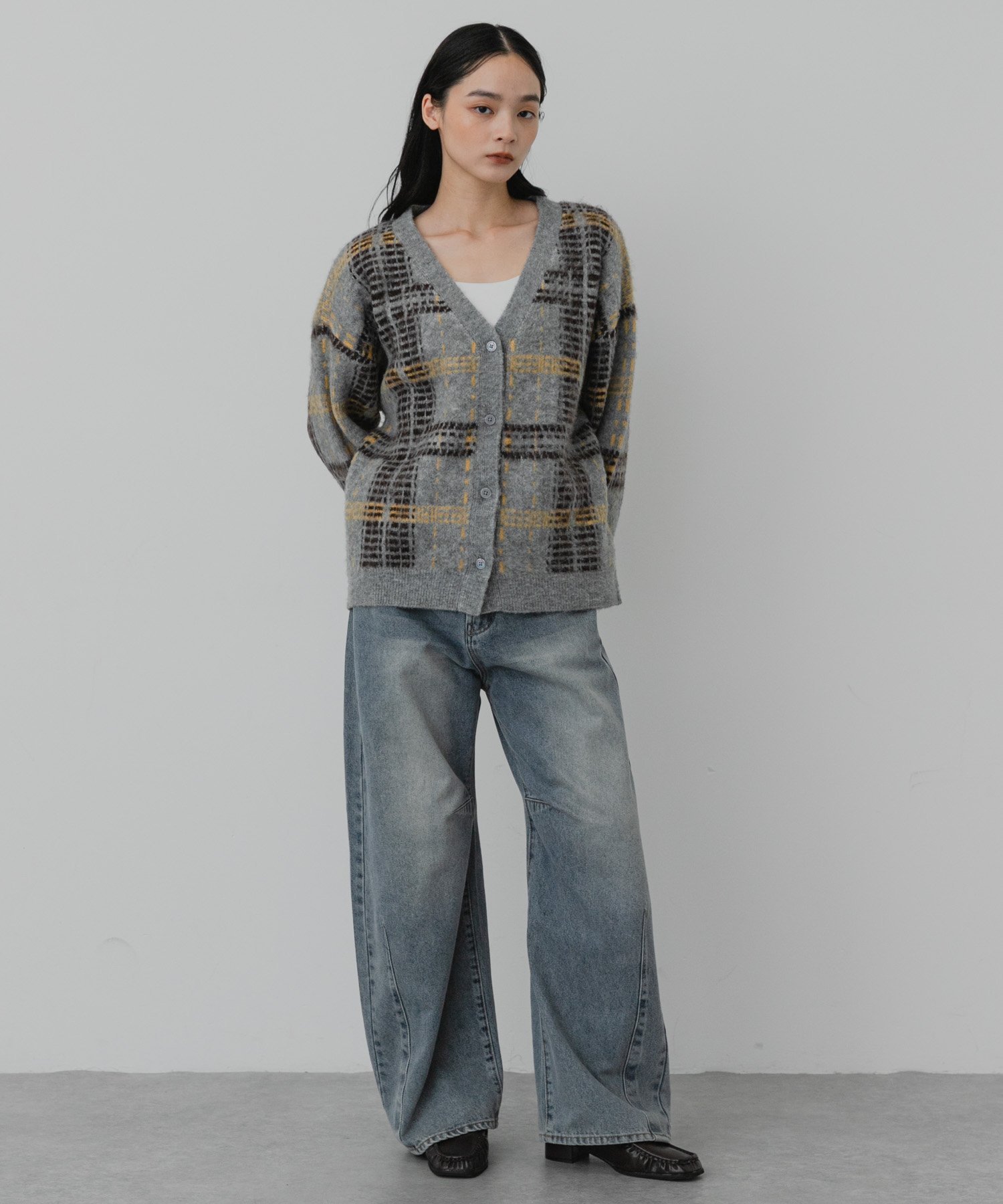 身長：163cm サイズ：one