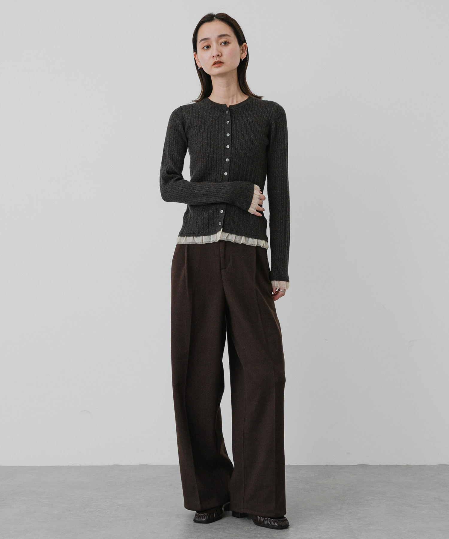 身長：169cm サイズ：one