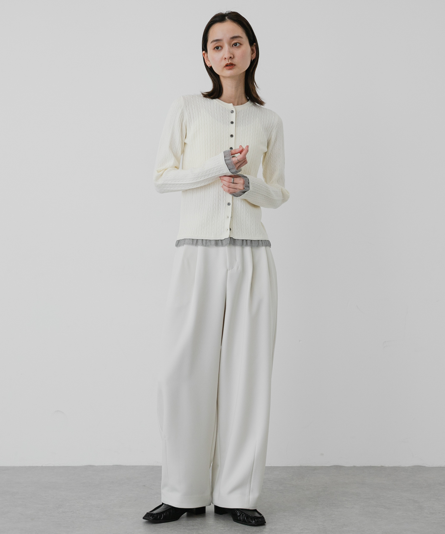 身長：169cm サイズ：one