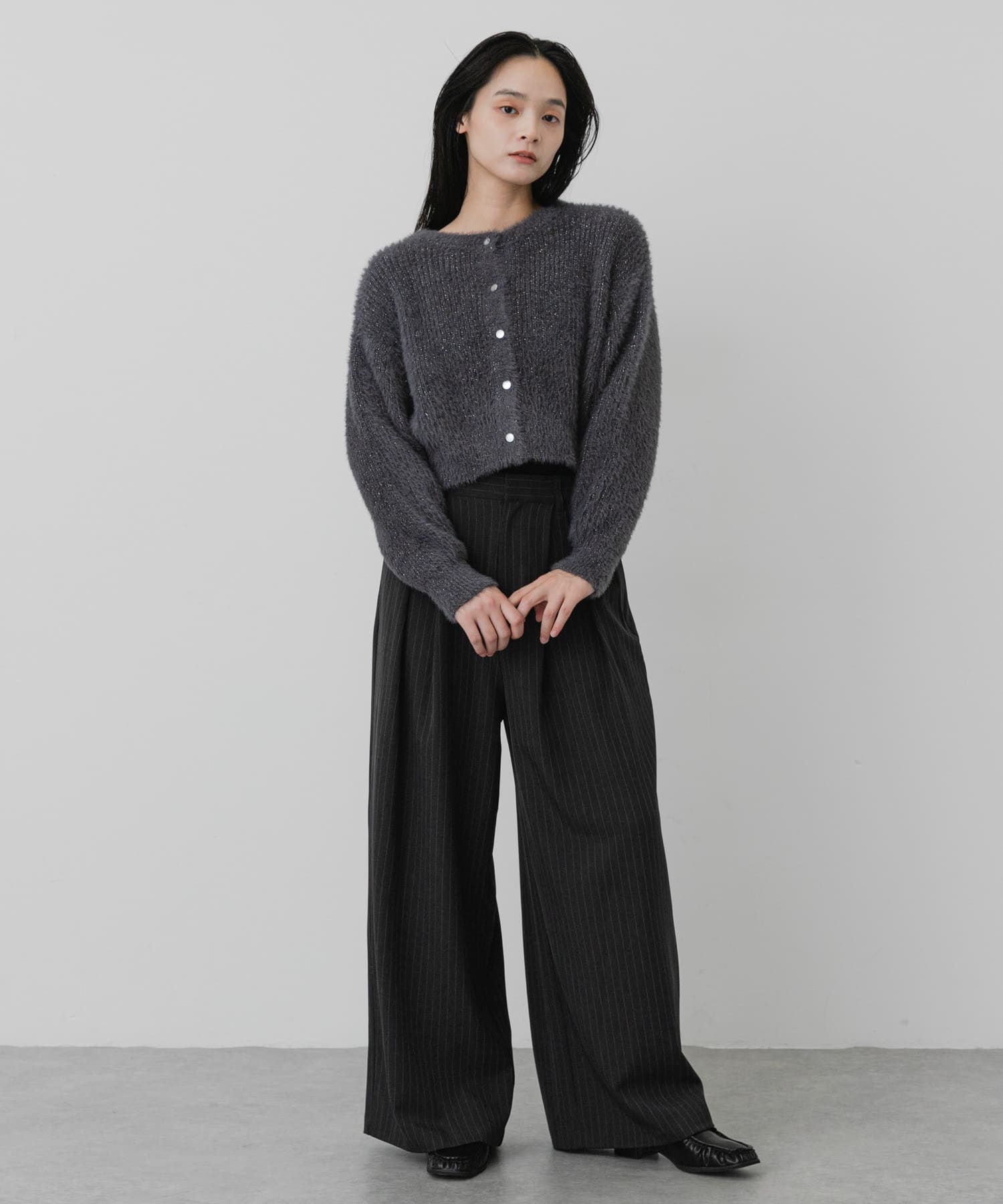身長：163cm サイズ：one