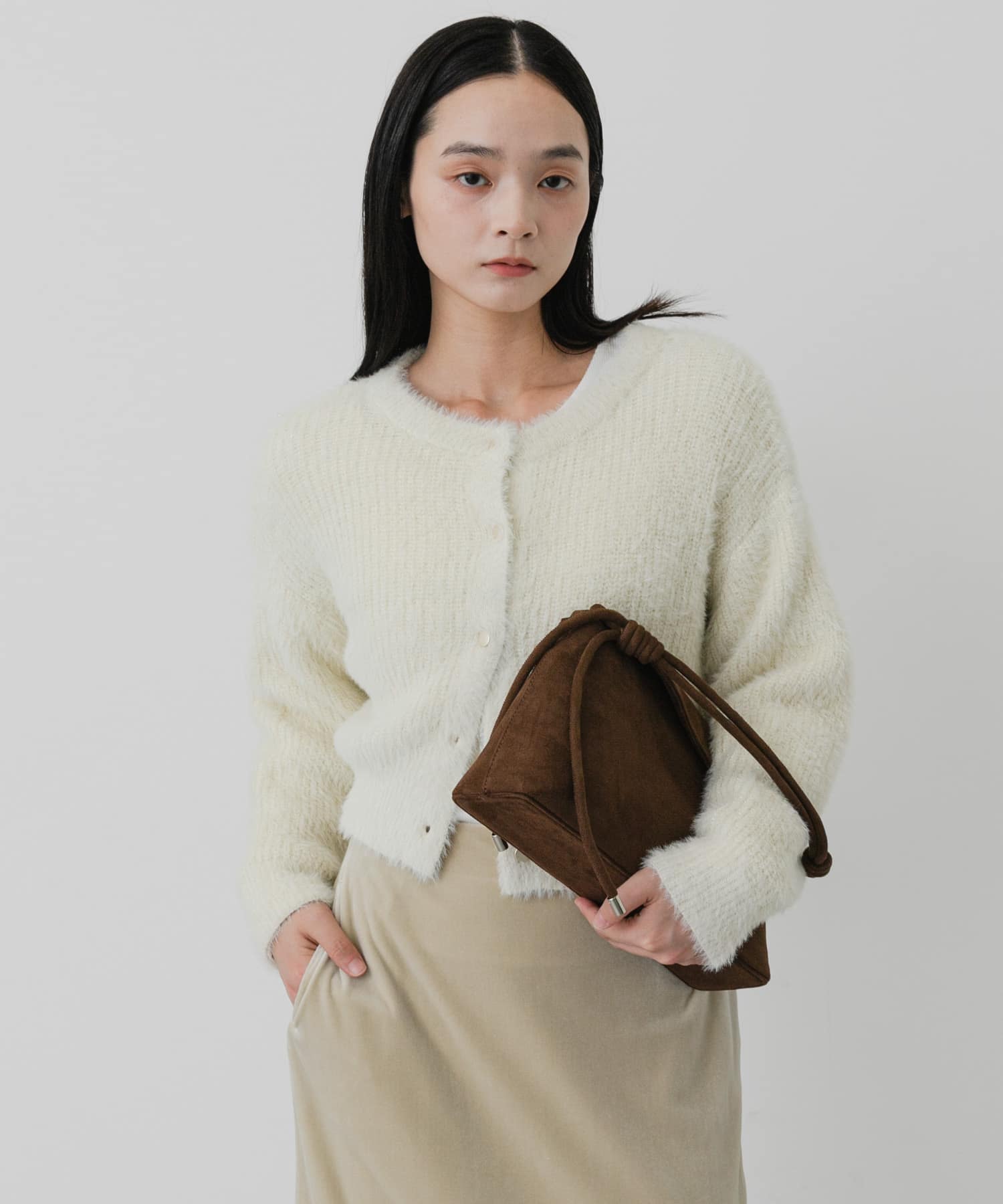身長：163cm サイズ：one