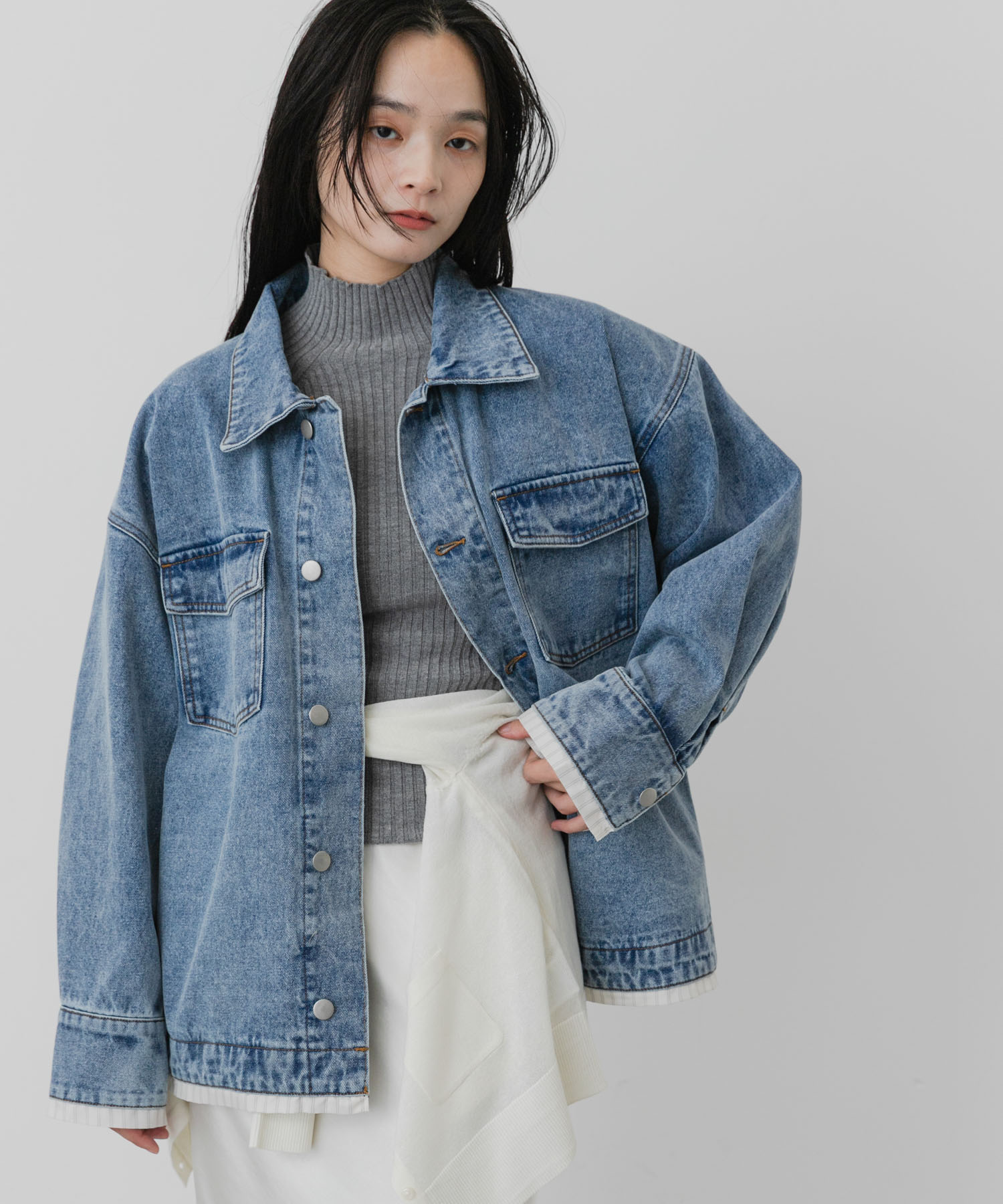 身長：163cm サイズ：one