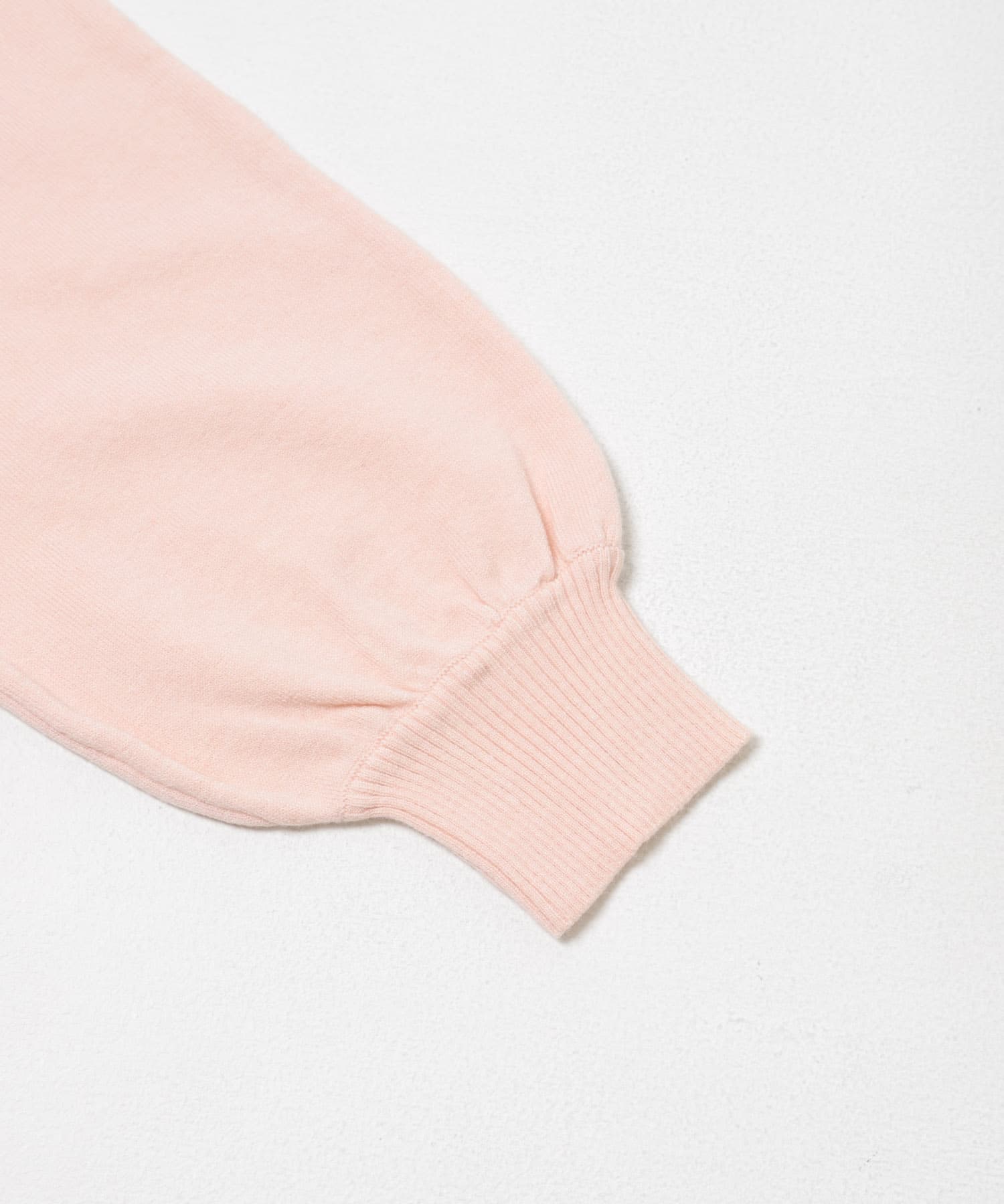 『洗濯可』ストレッチショルダータックセーター PINK One
