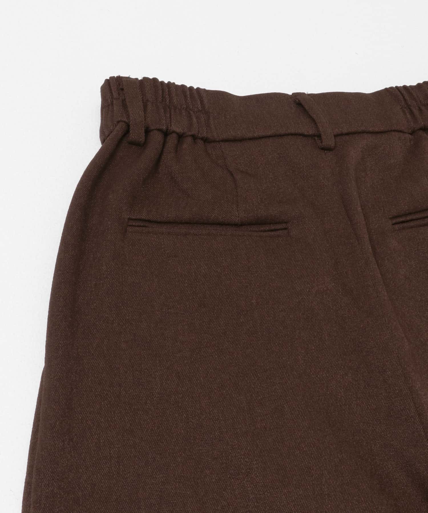 ウールライクコクーンパンツ BROWN S