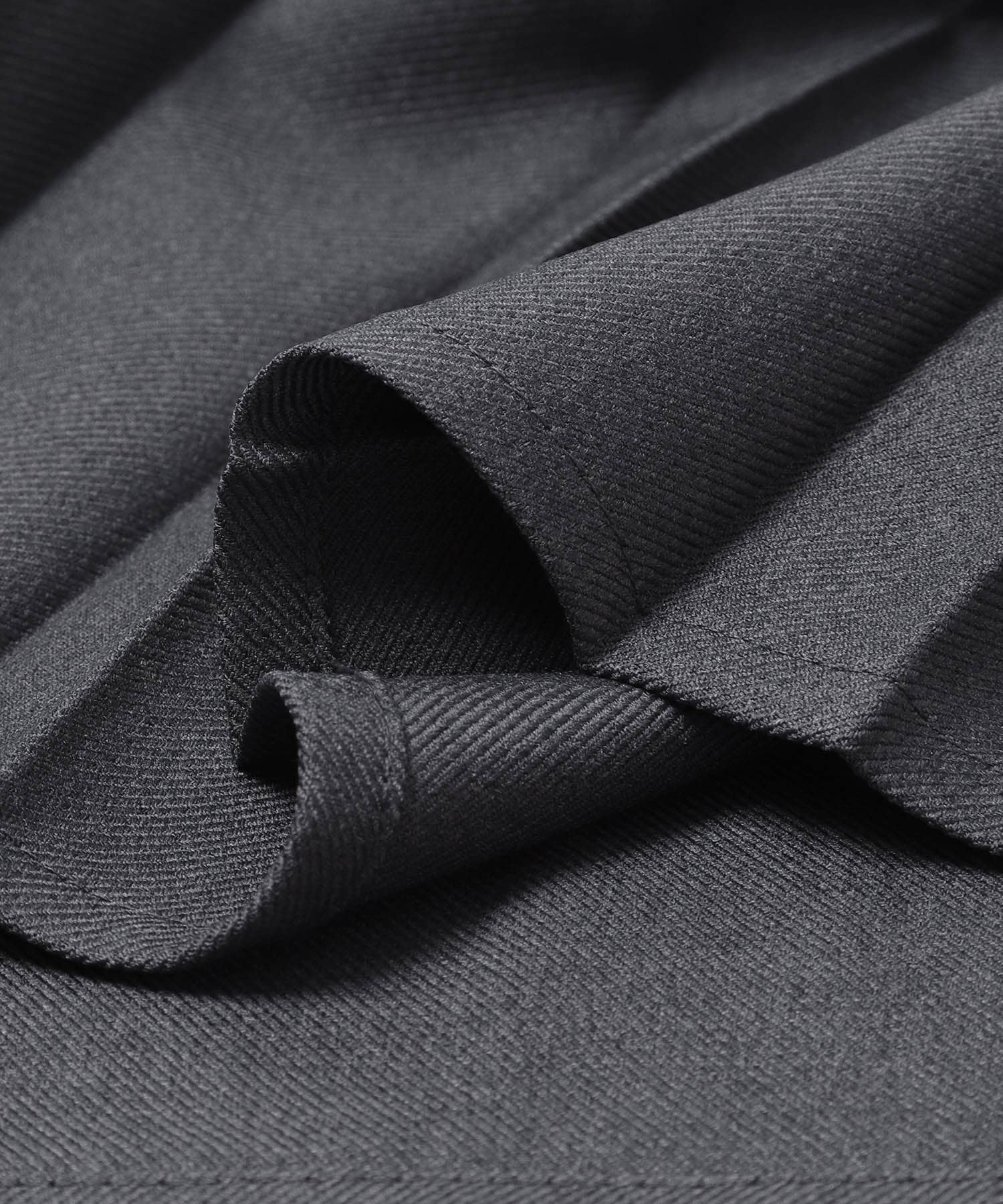 ミドルタケプリーツスカート CHARCOAL S