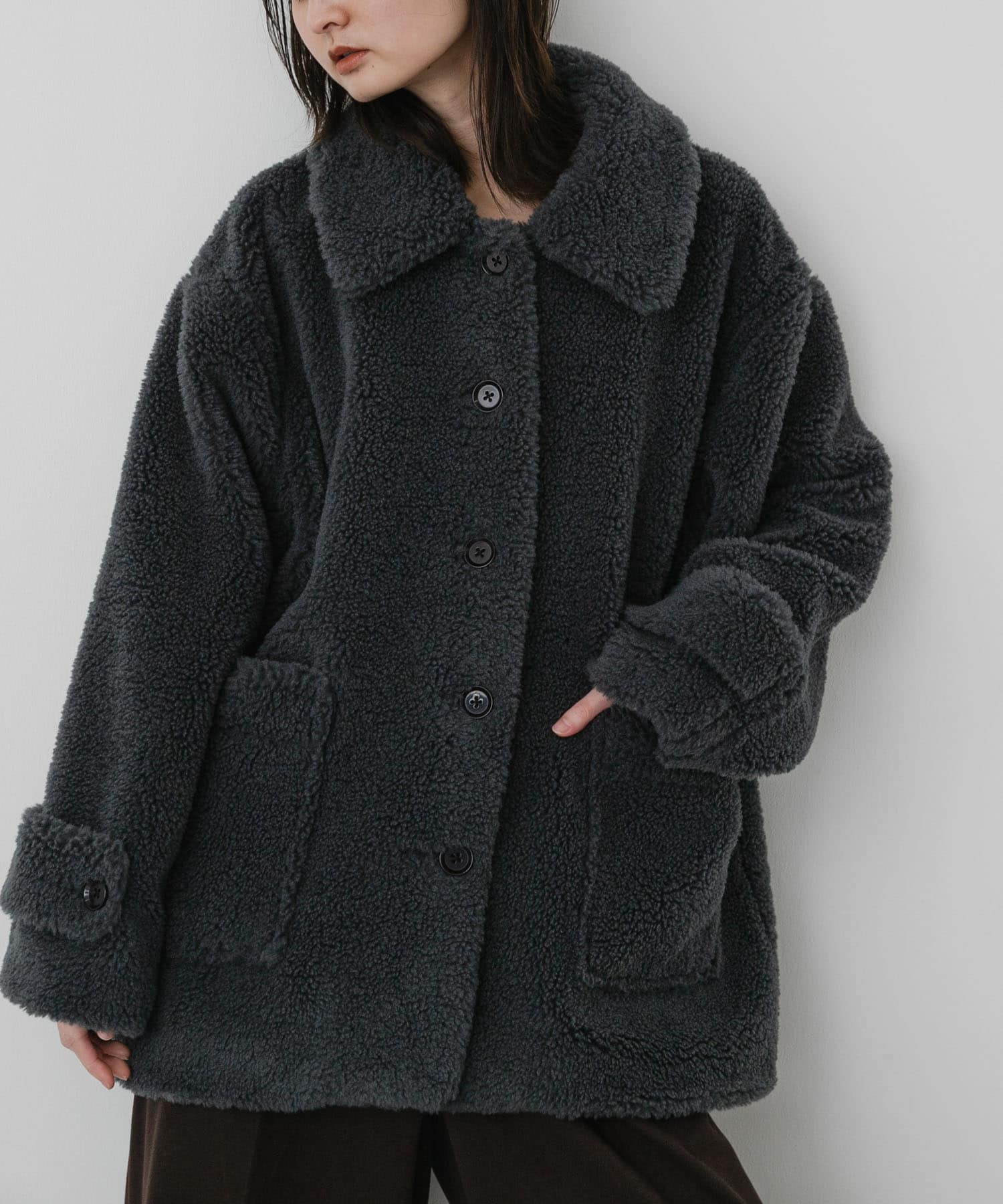 モコモコボアコート