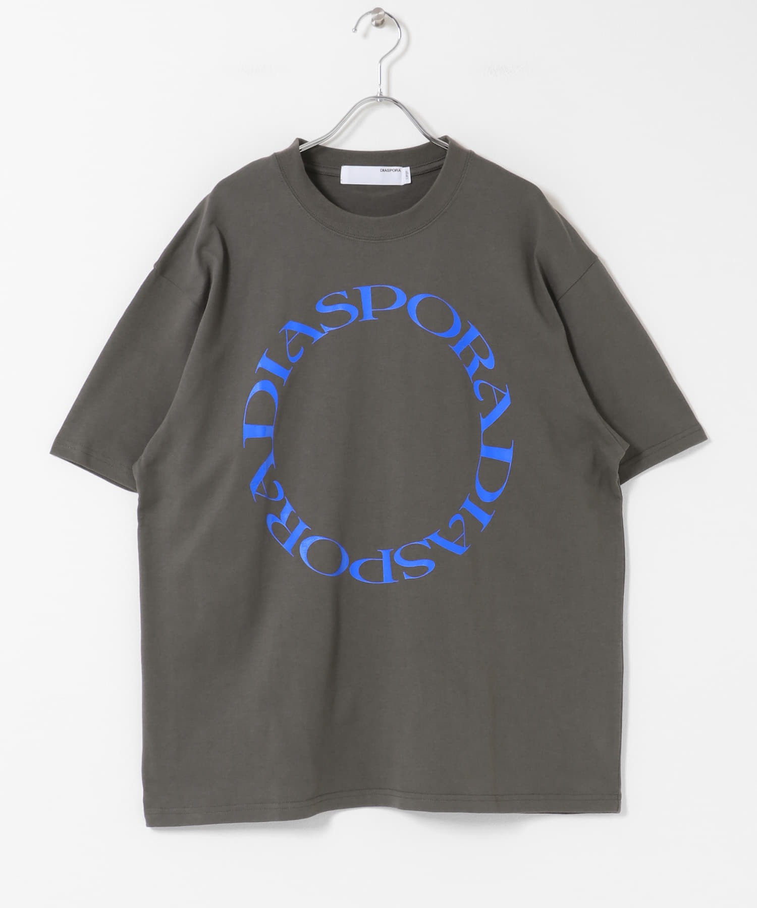 Diaspora skateboards　Round Logo T-shirts Graphite M