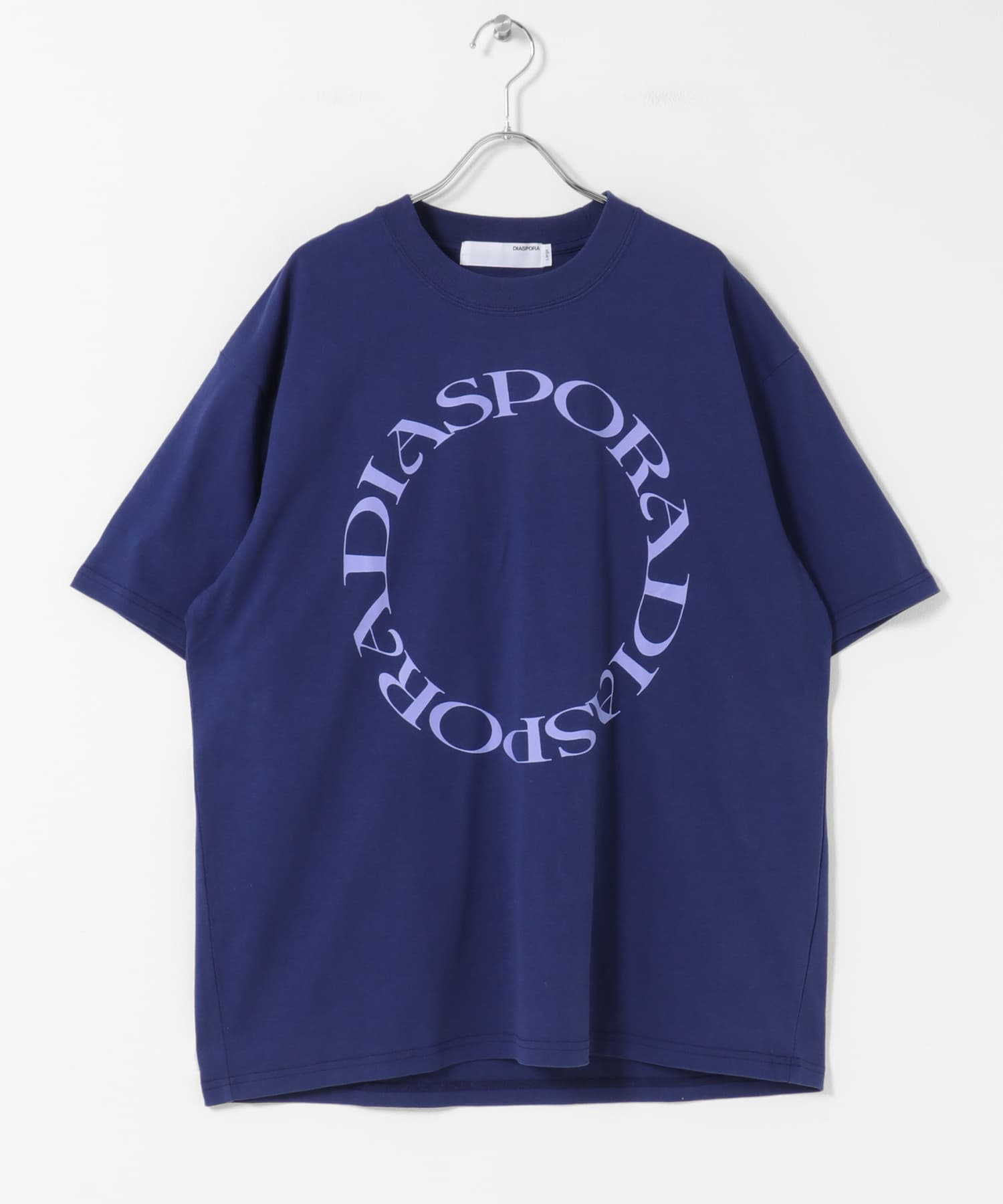 Diaspora skateboards　Round Logo T-shirts Navy M
