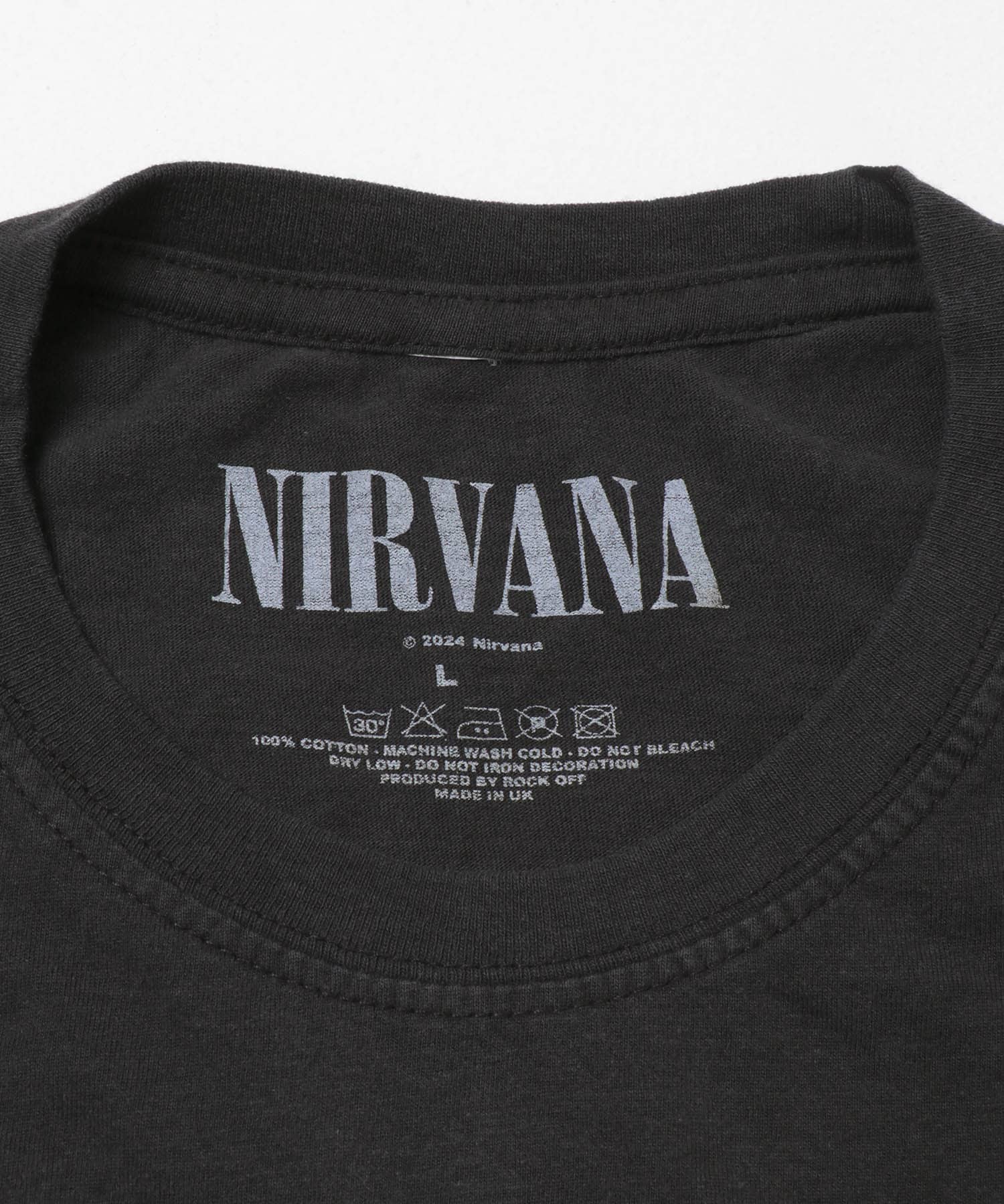 THRIFTY LOOK　NIRVANA IN UTERO フェードTシャツ BLACK M