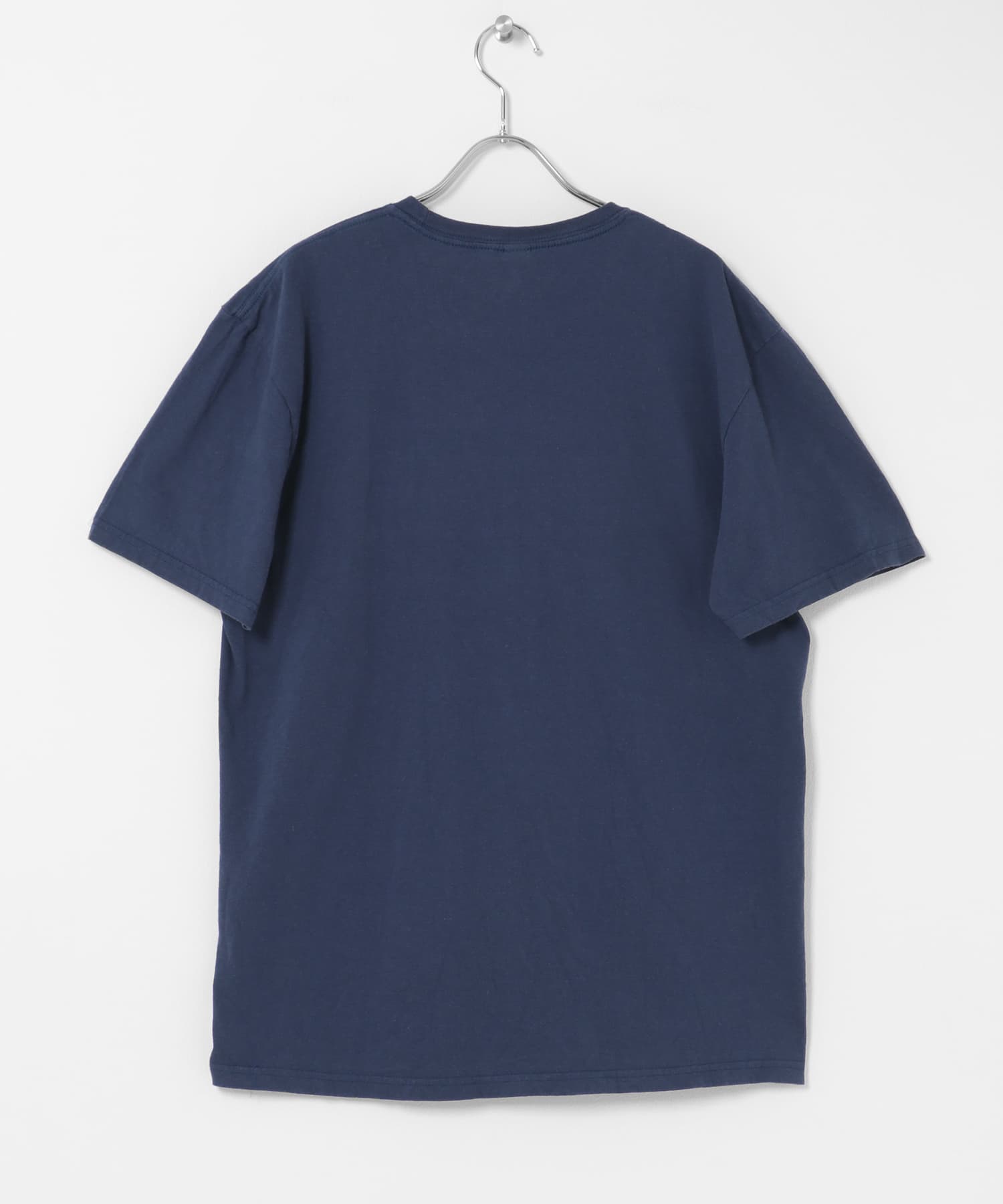 THRIFTY LOOK　OASIS D/Maybe Text Logo Tシャツ BLUE M