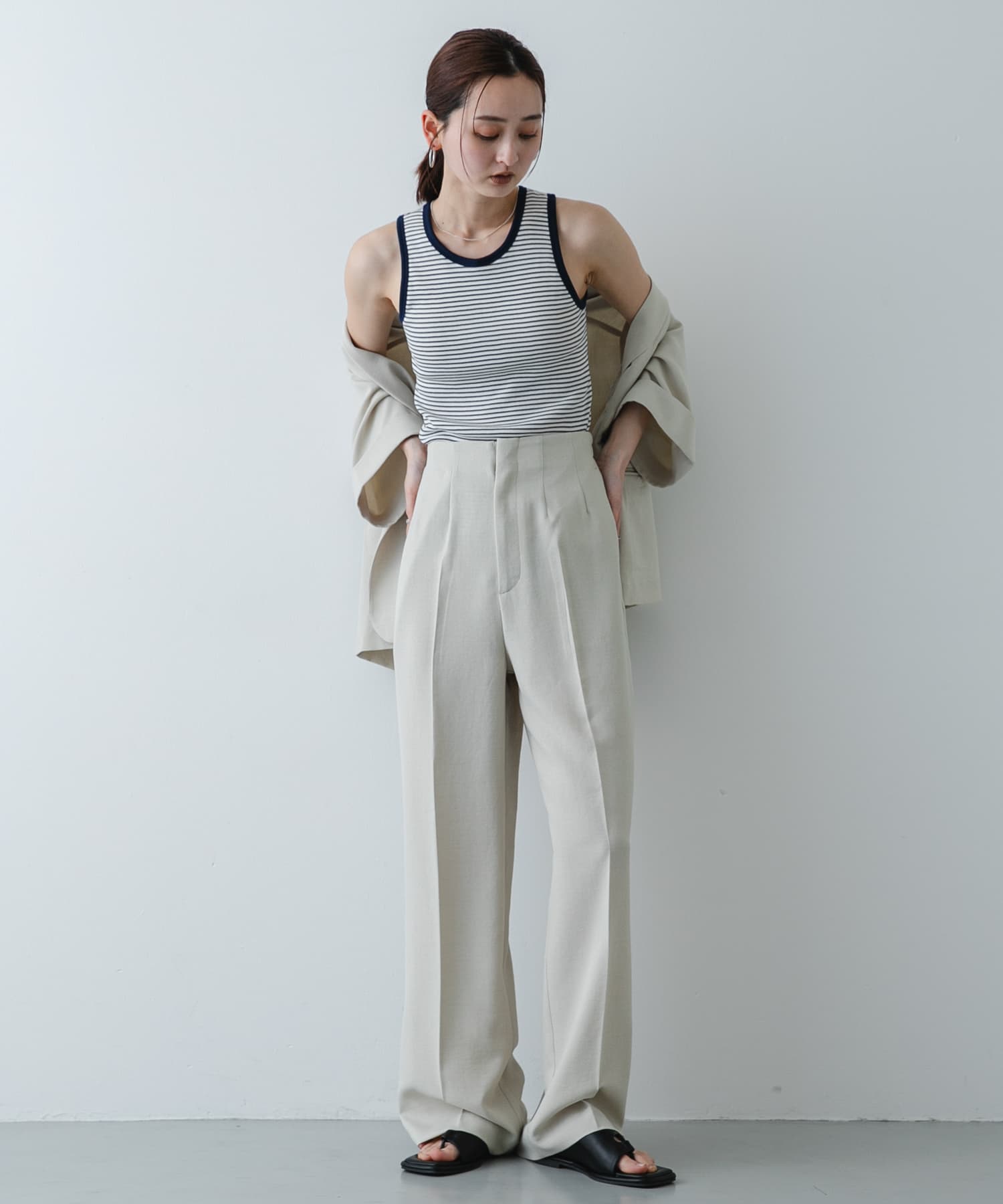 身長：169cm サイズ：one