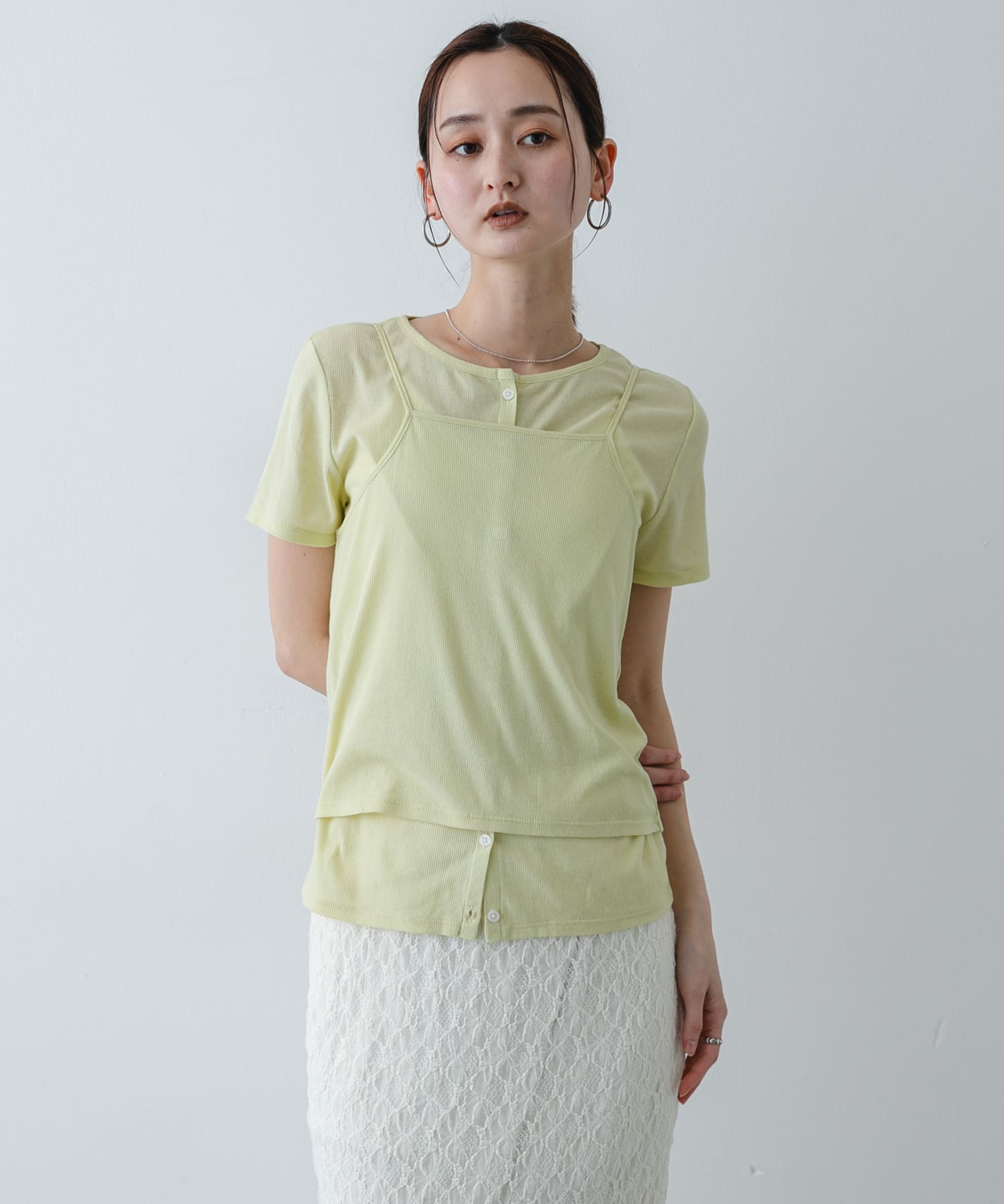 身長：169cm サイズ：one