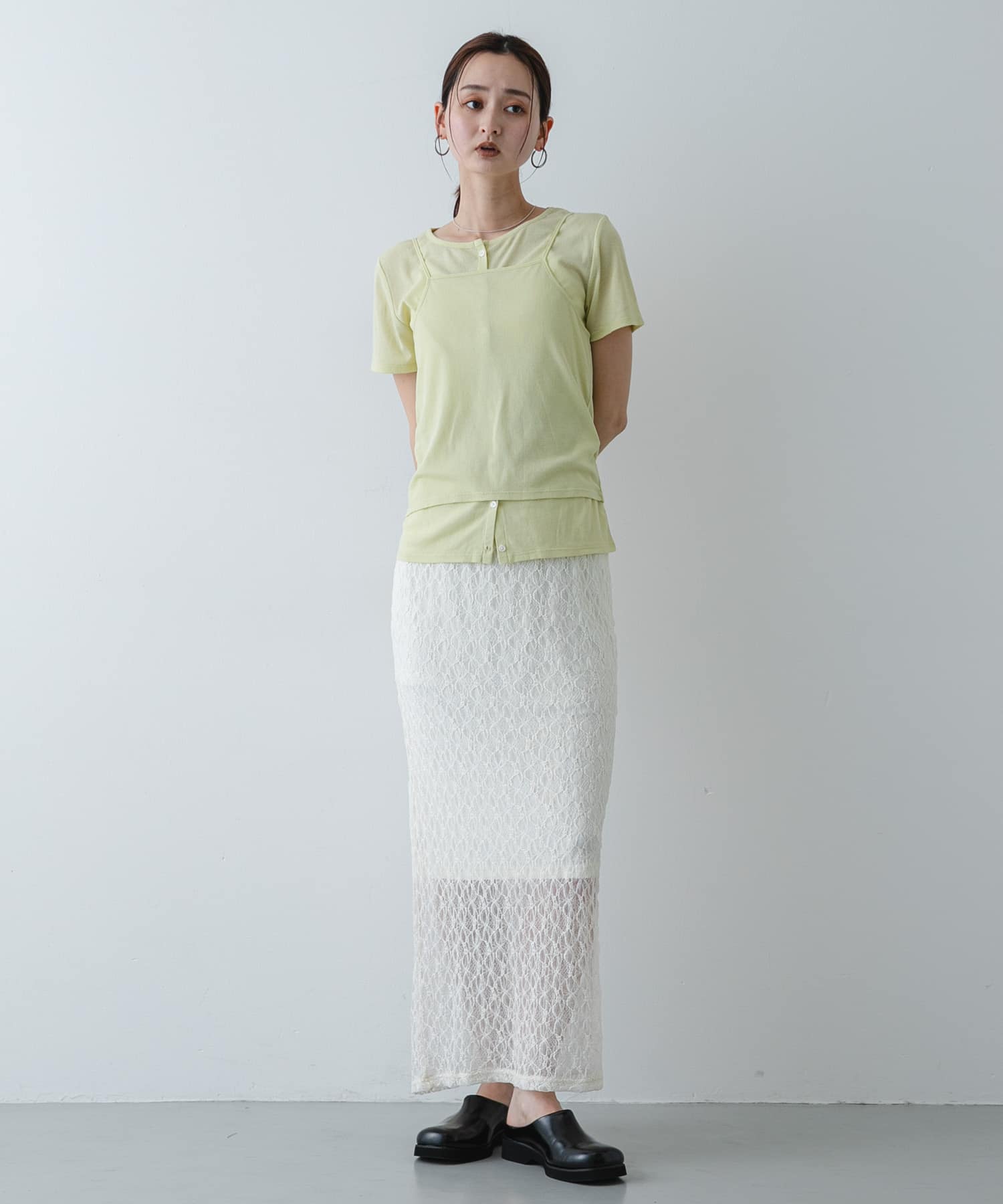 身長：169cm サイズ：one