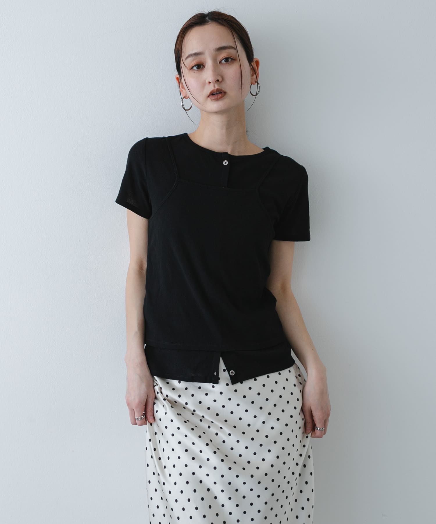 身長：169cm サイズ：one