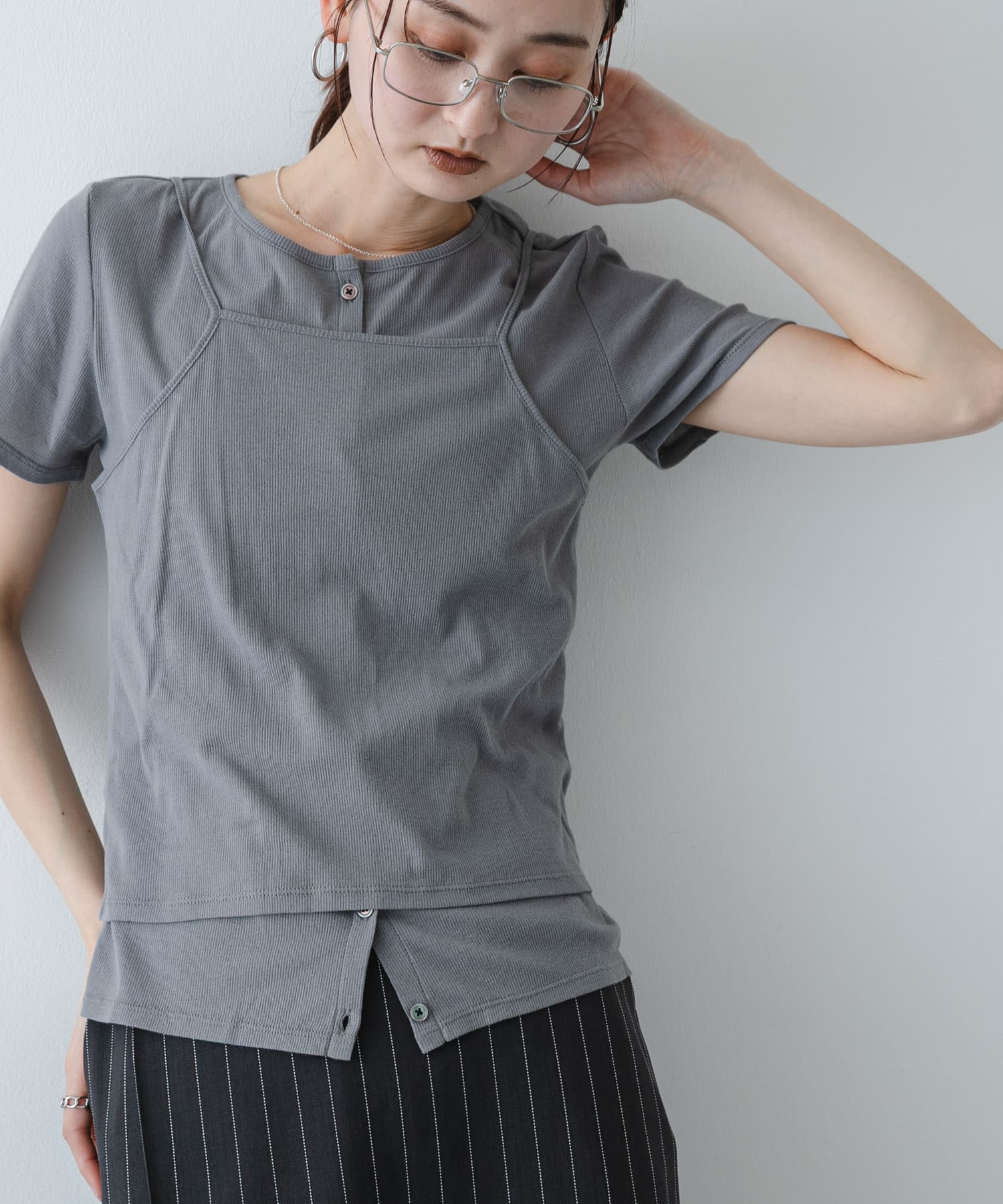 身長：169cm サイズ：one