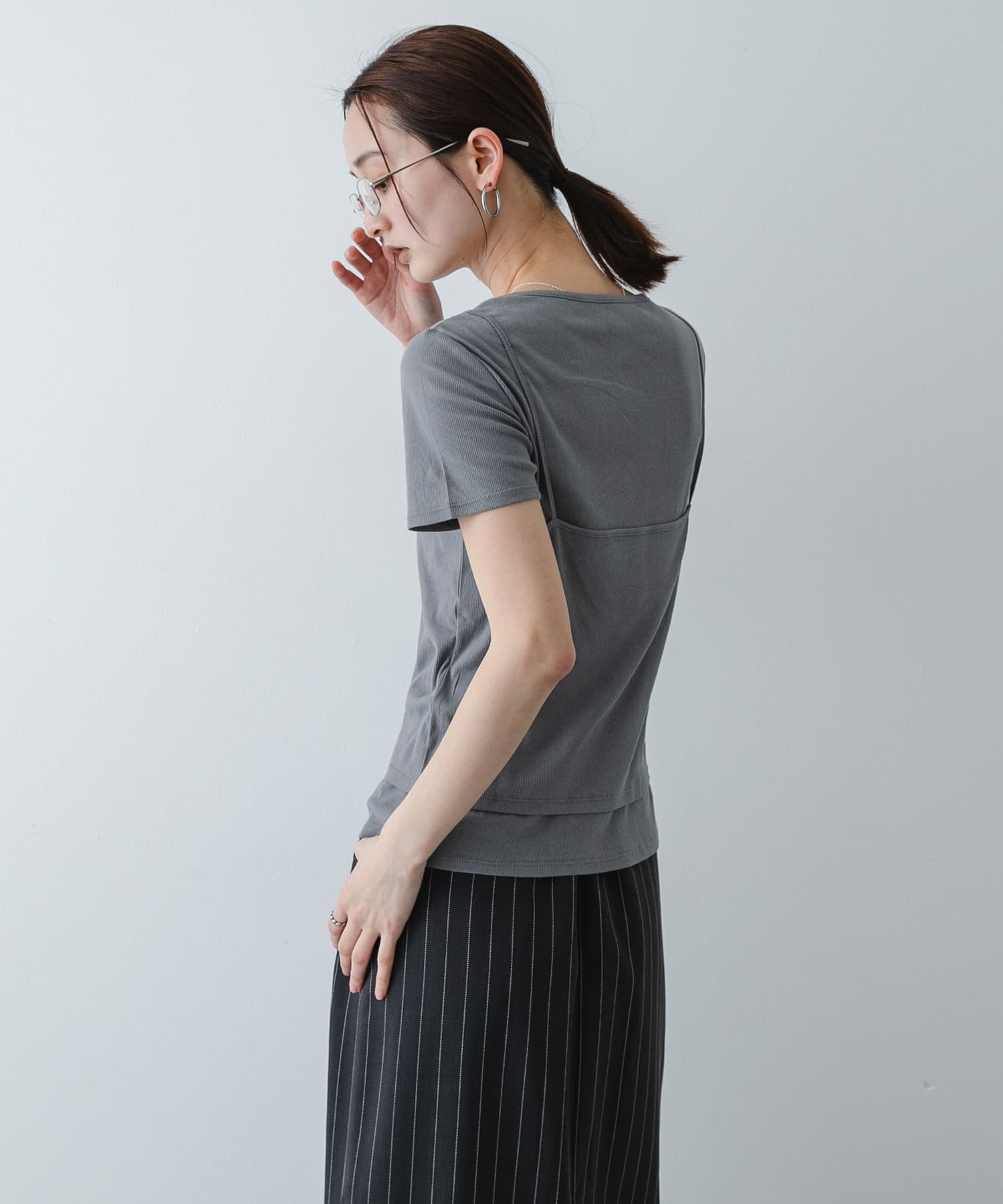 身長：169cm サイズ：one