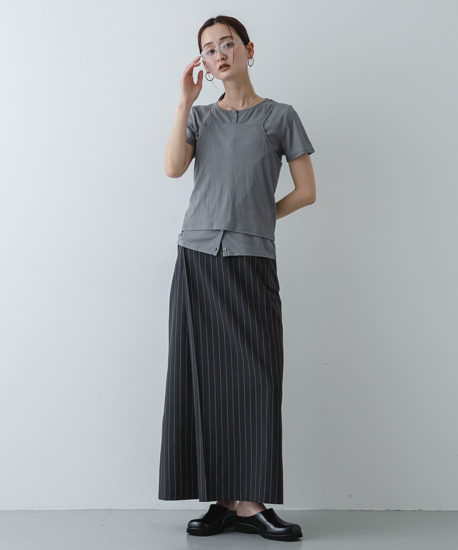 身長：169cm サイズ：one