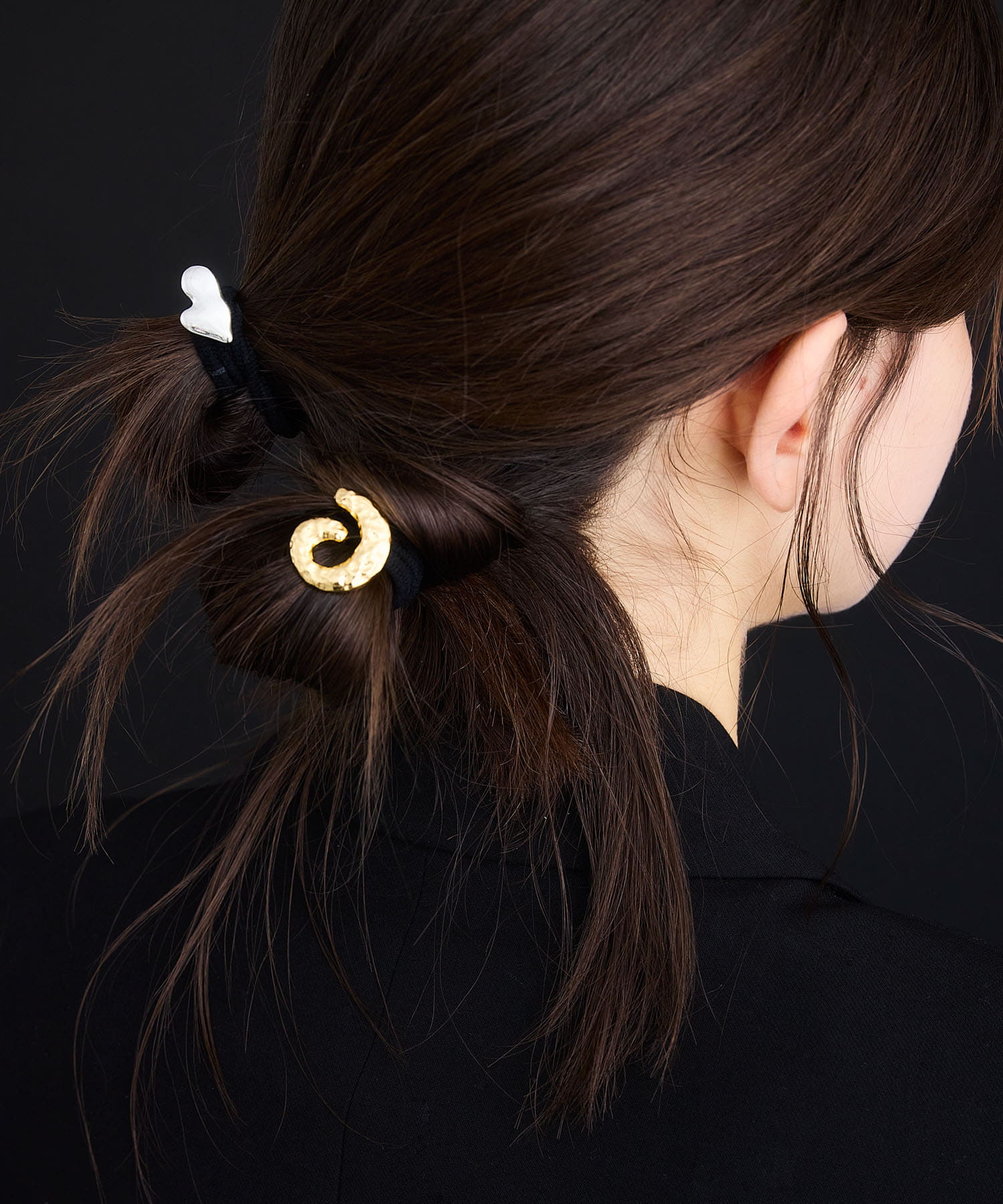 LAPUIS　Heart and Spiral ヘアゴム MULTI One