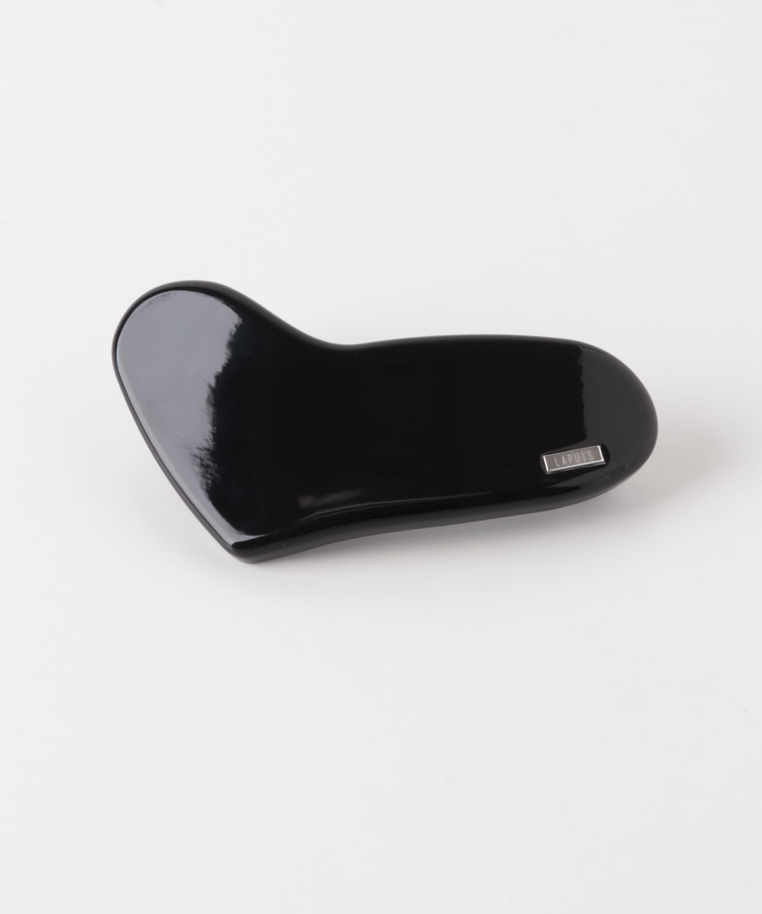 LAPUIS　Plump HeartバレッタL BLACK One