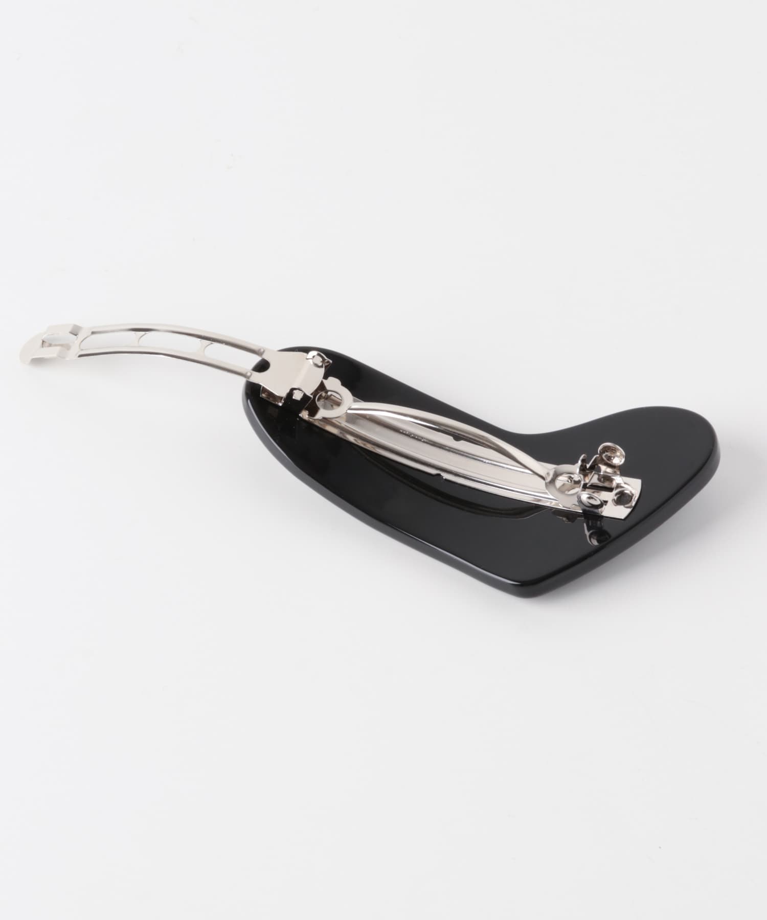LAPUIS　Plump HeartバレッタL BLACK One