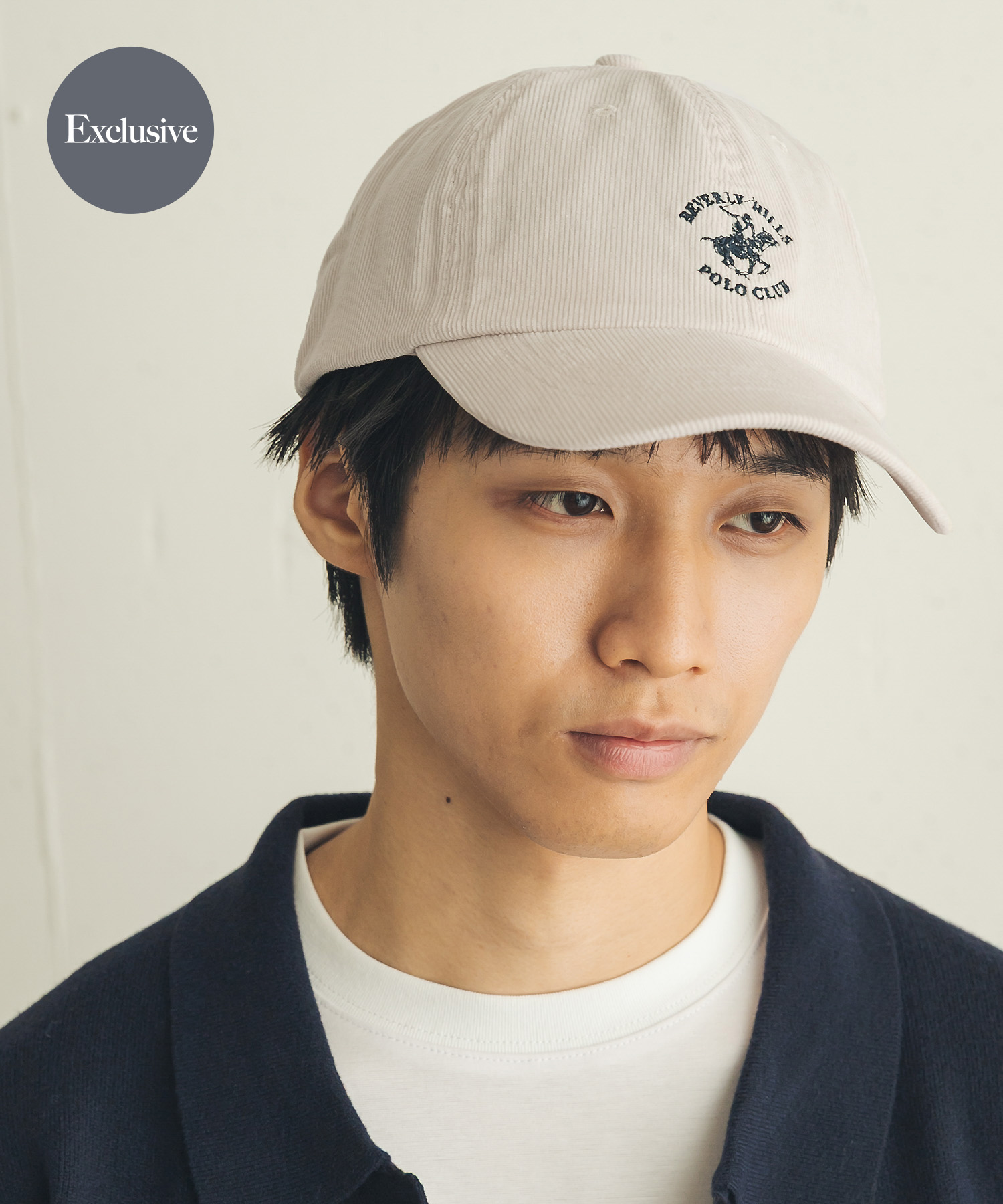 『別注』BEVERLY HILLS POLO CLUB×SENSE OF PLACE　CORDUROY CAP