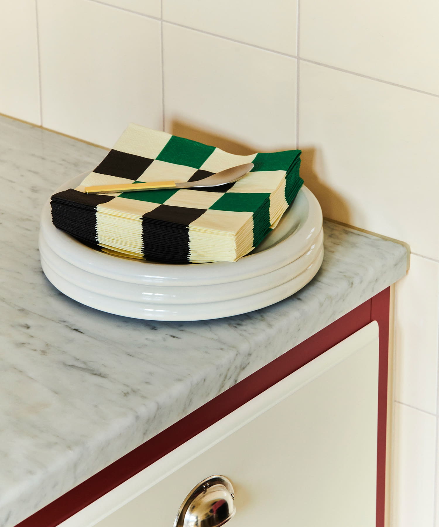 HAY　Pattern Napkins For Lunch OW-GR-BK C One