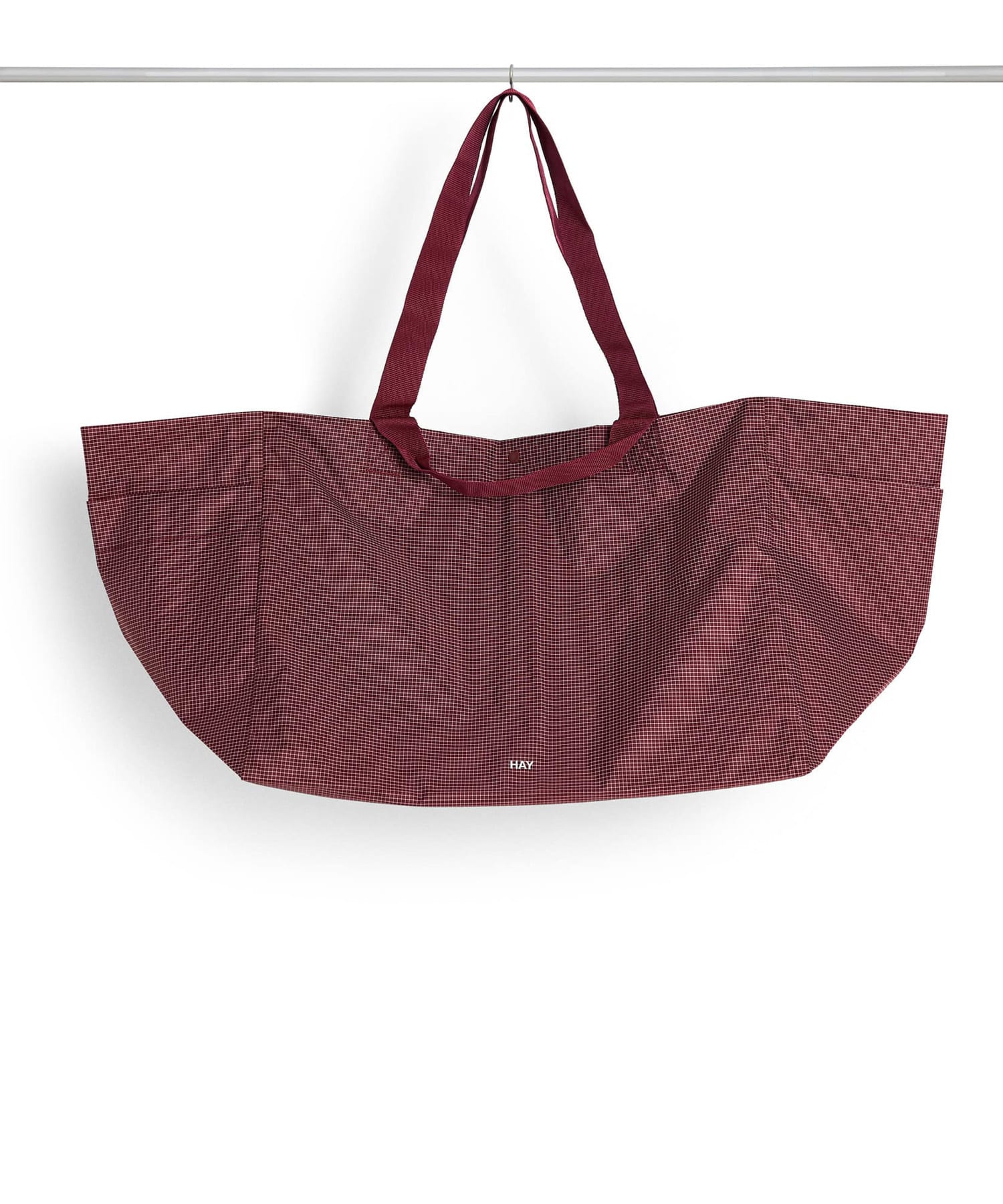 HAY　Grid Weekend Bag Large BURGUNDY One