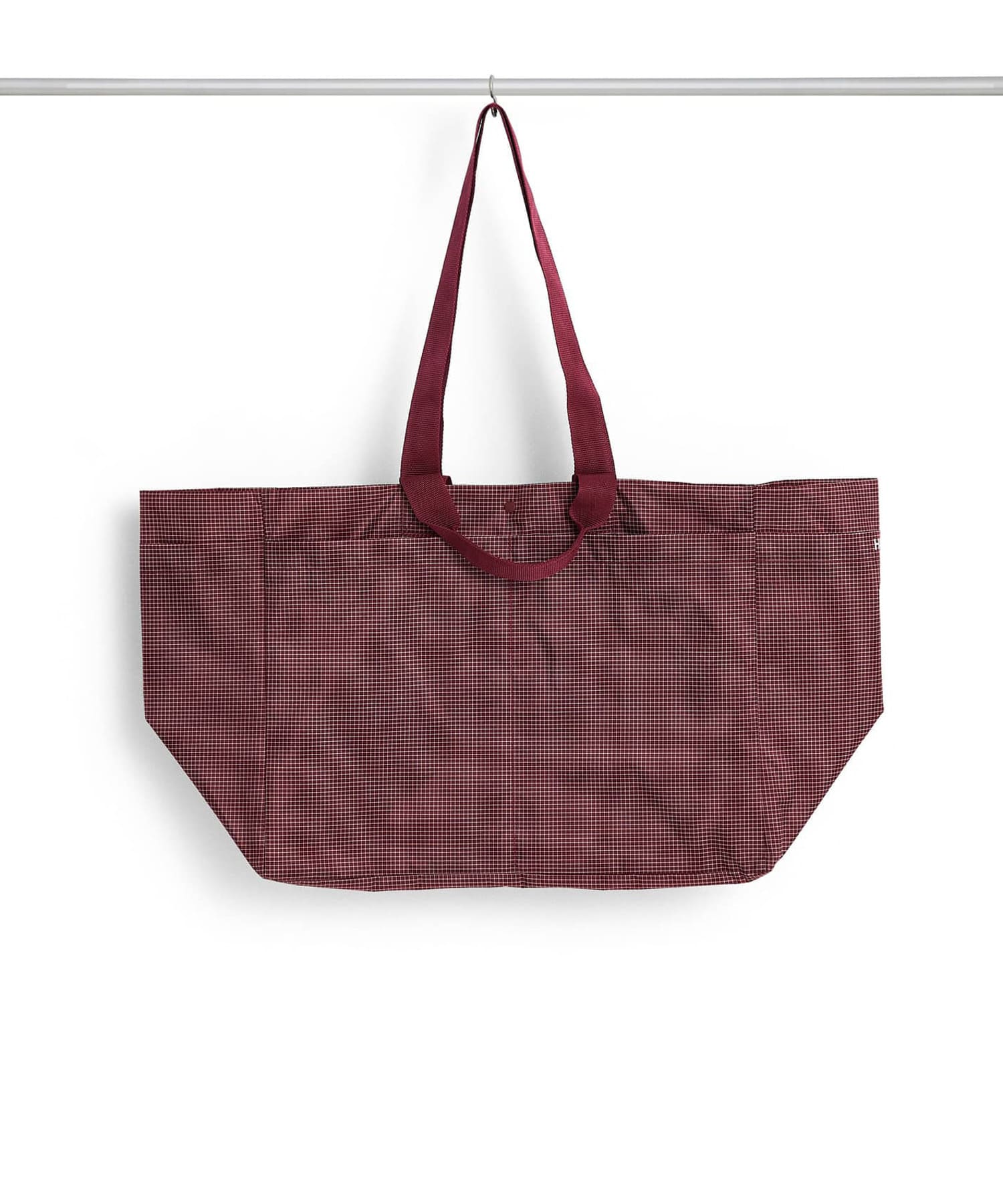 HAY　Grid Weekend Bag Medium BURGUNDY One