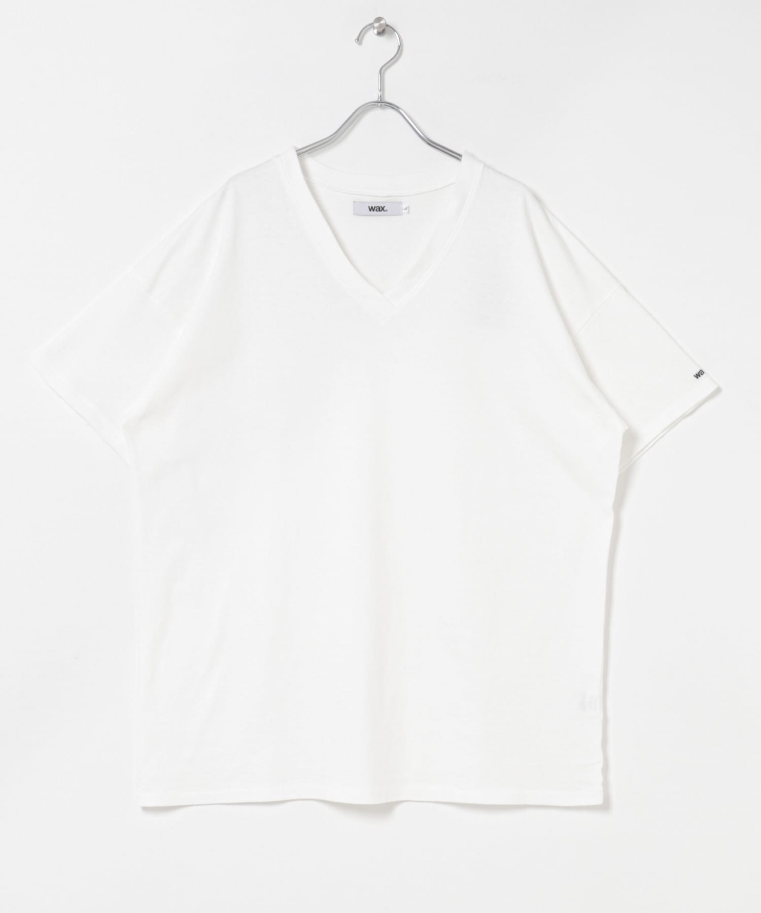 WAX　PREMIUM V NECK TEE