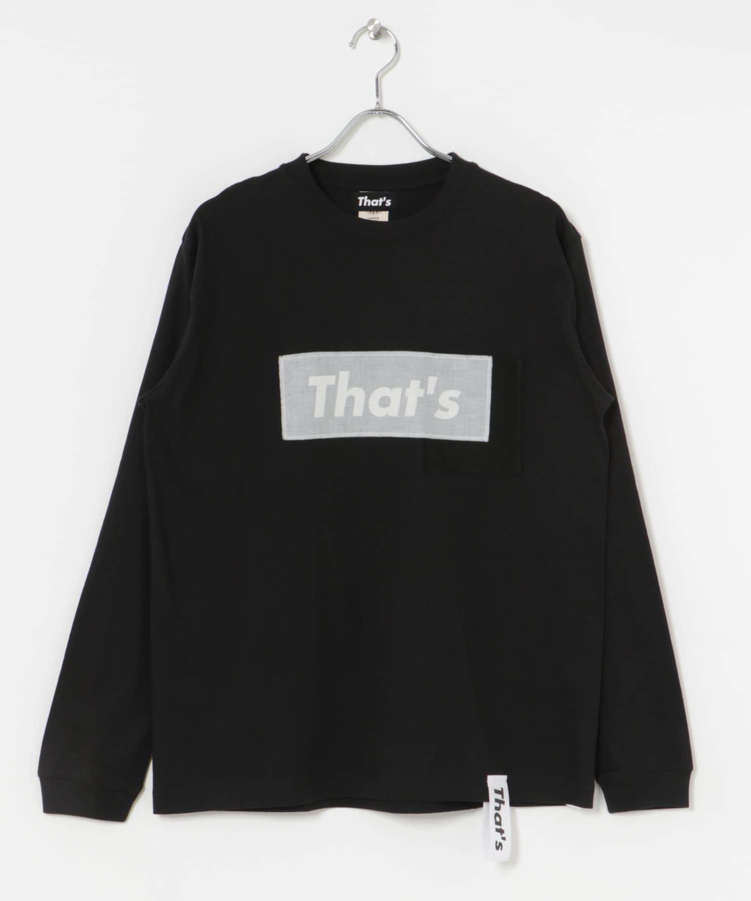 That’s　The Long Tee (LOGO/Pocket)