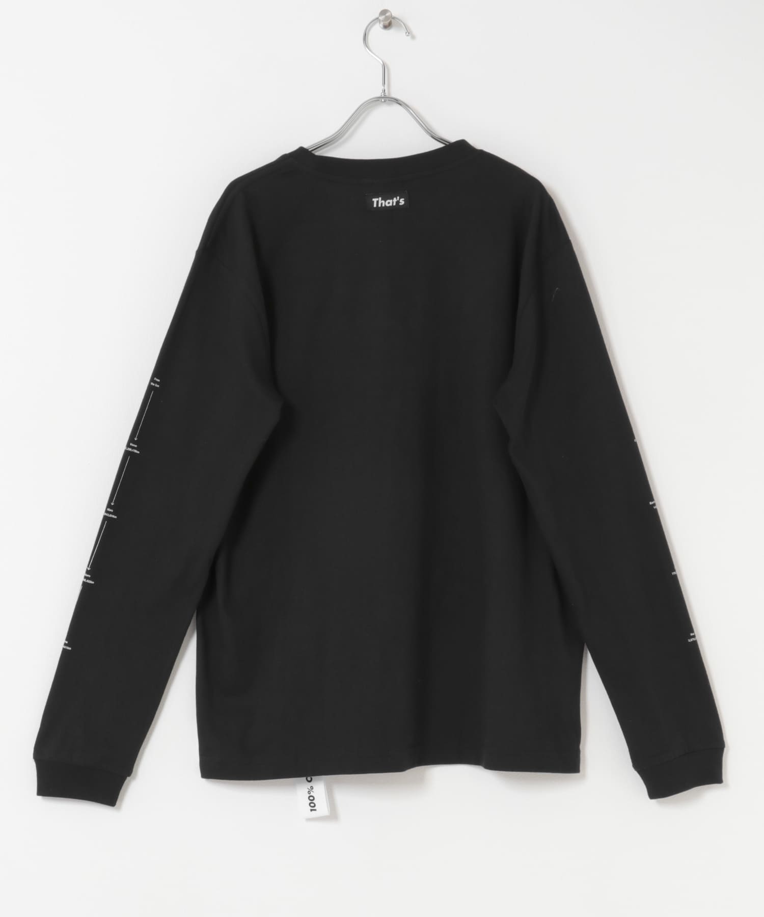 That’s　The Long Tee (No plan B) BLACK M