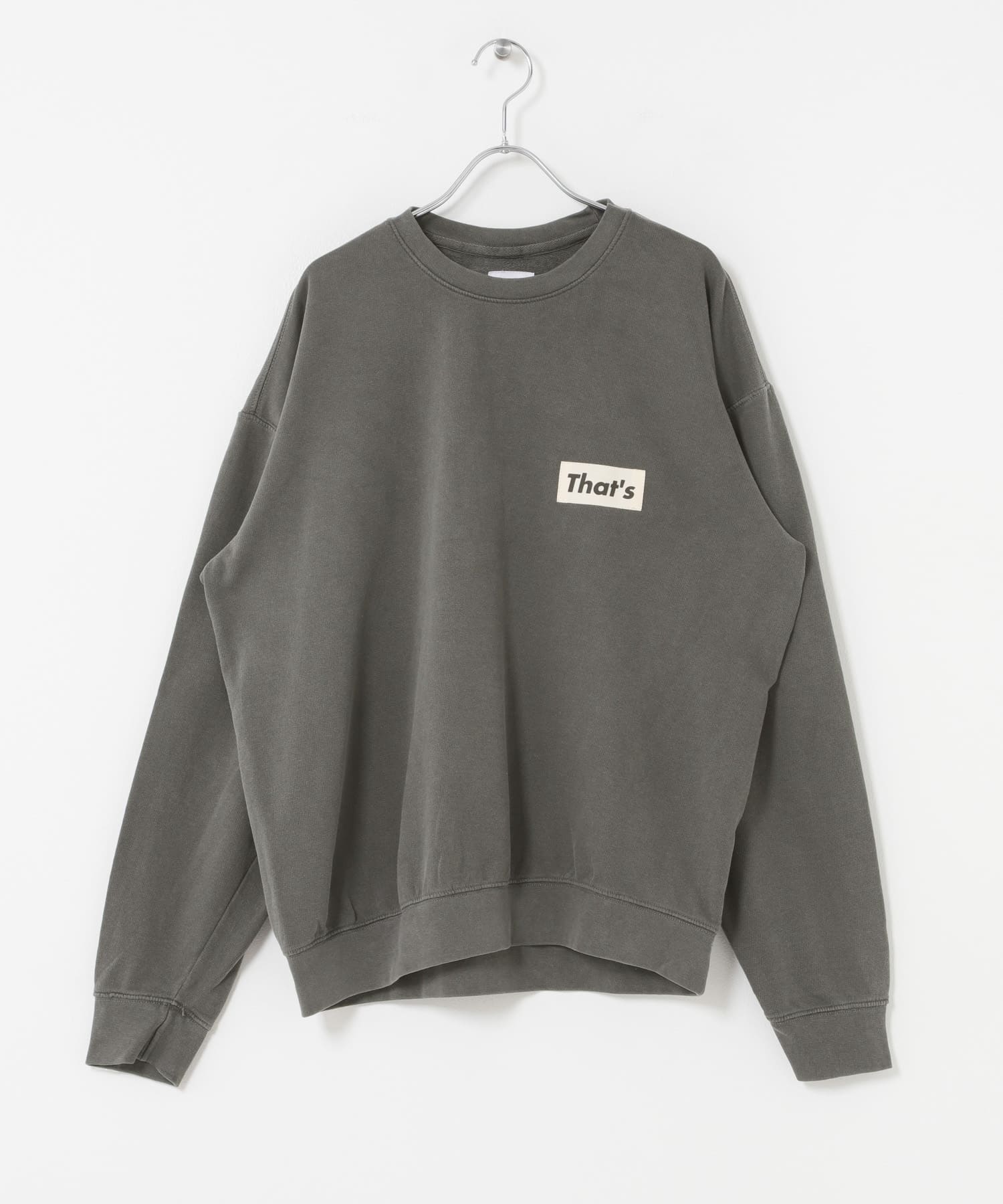 DAIWA PIER39 TECH SWEAT CREW FREEDOM SLEEVE(S INK BLACK): トップス