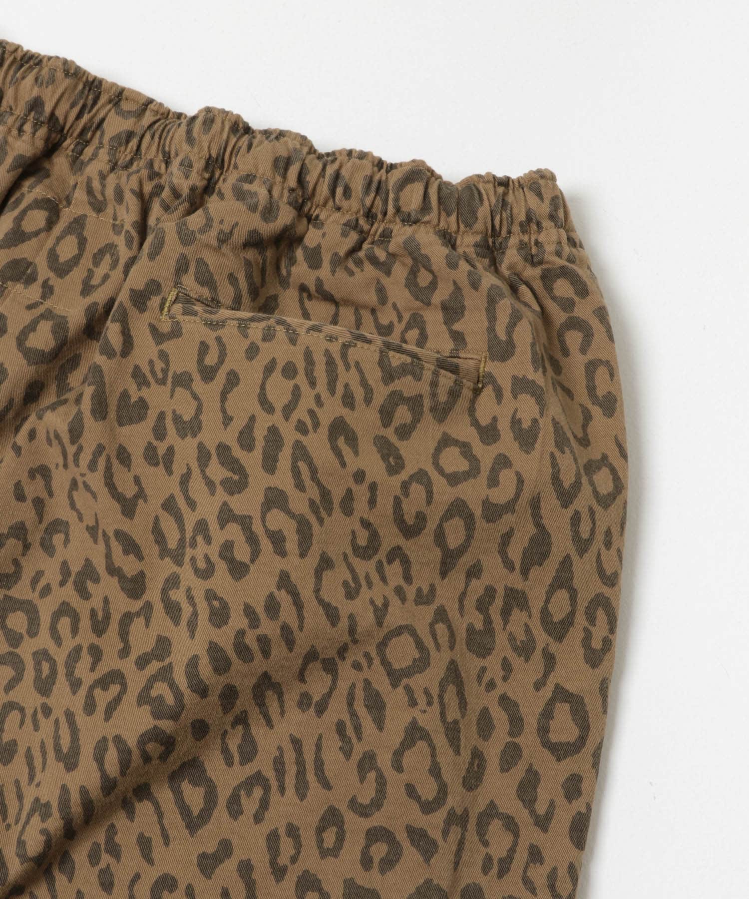 WAX　LEOPARD SHORTS BROWN M