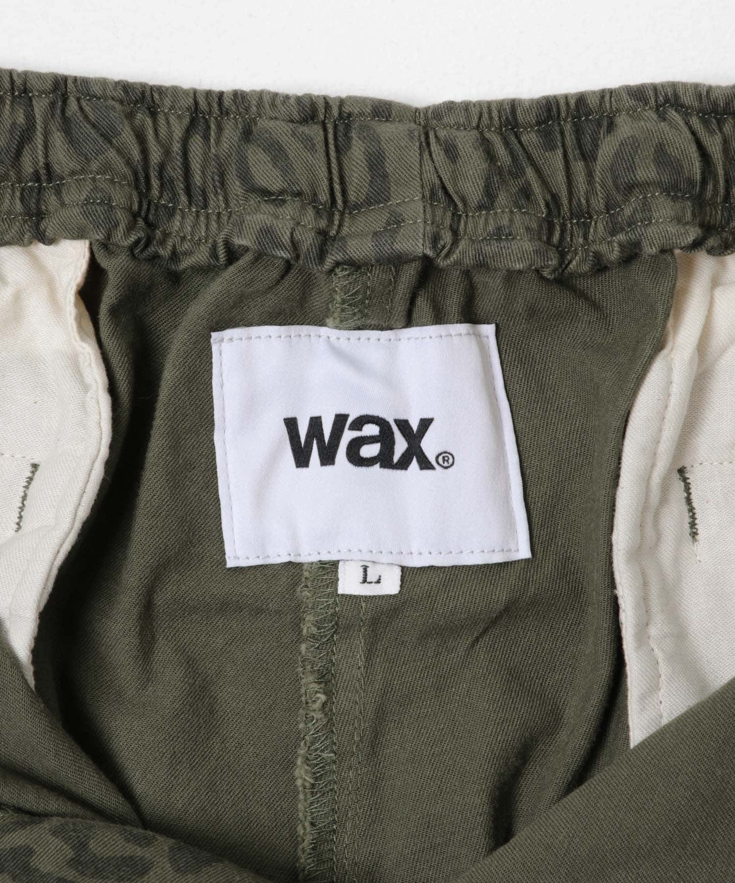 WAX　LEOPARD SHORTS KHAKI M