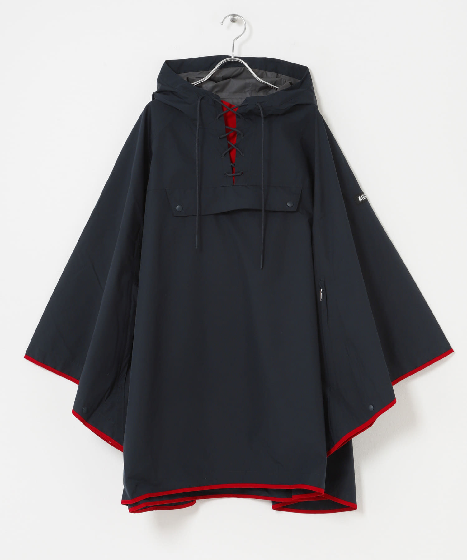 AIGLE　透湿防水 パッカブルポンチョ MARINE XS