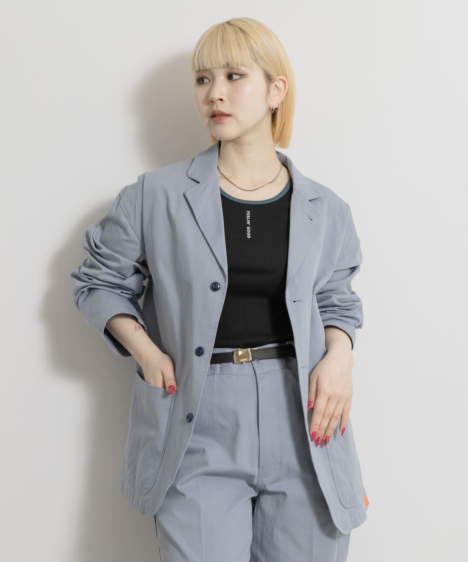 身長 : 156cm サイズ : L
