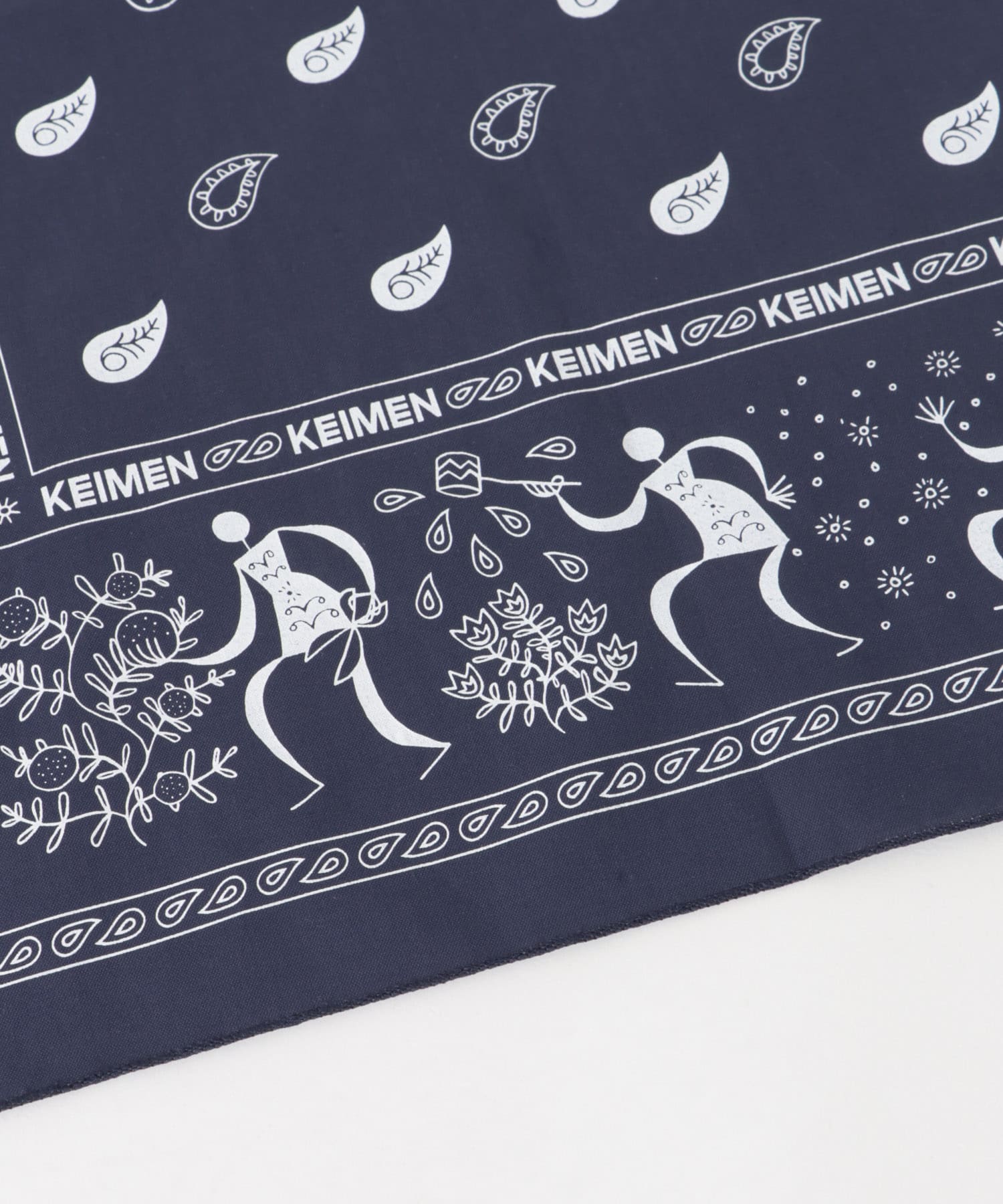 KEIMEN　GTG BANDANA NAVY Free