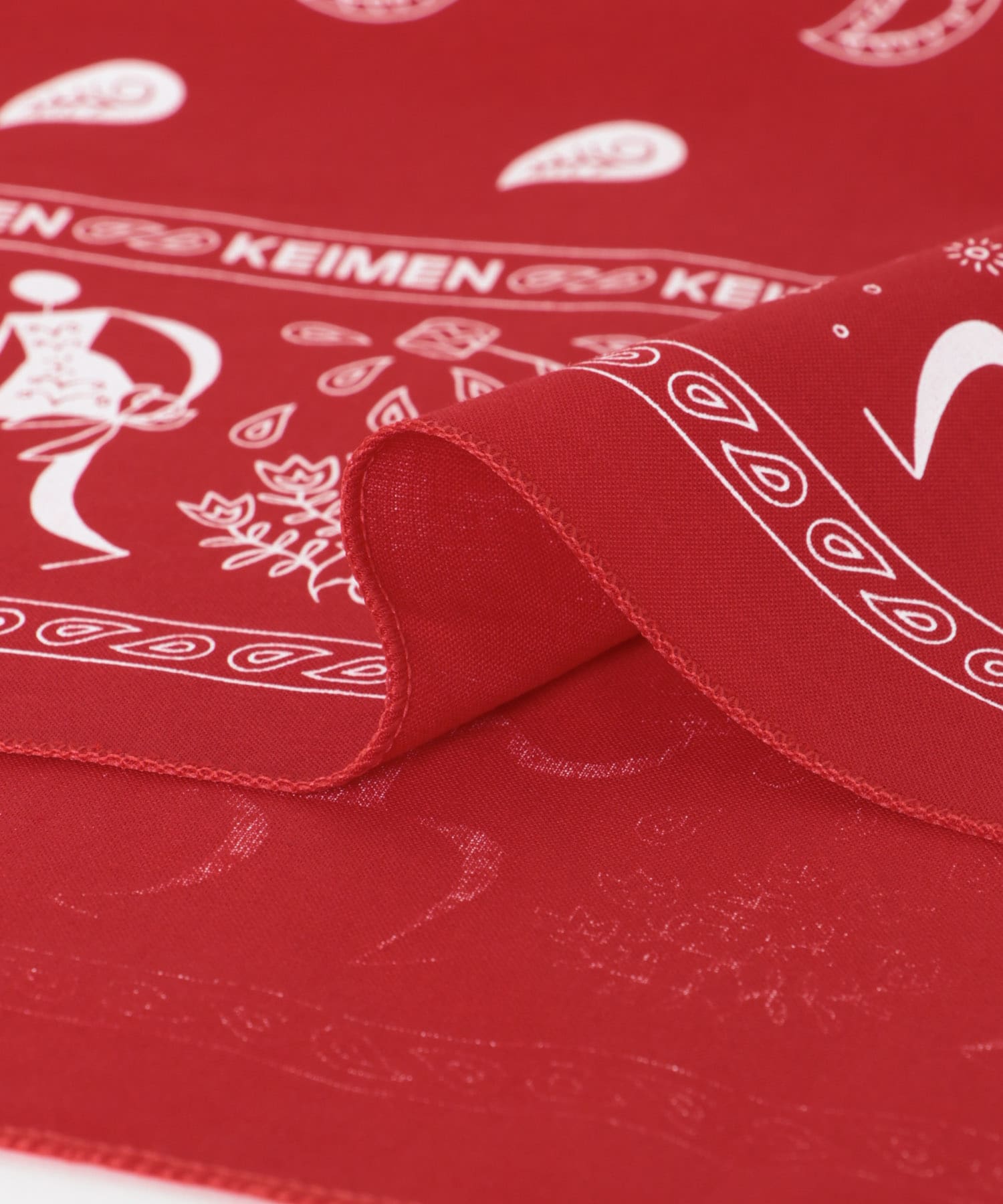 KEIMEN　GTG BANDANA RED Free