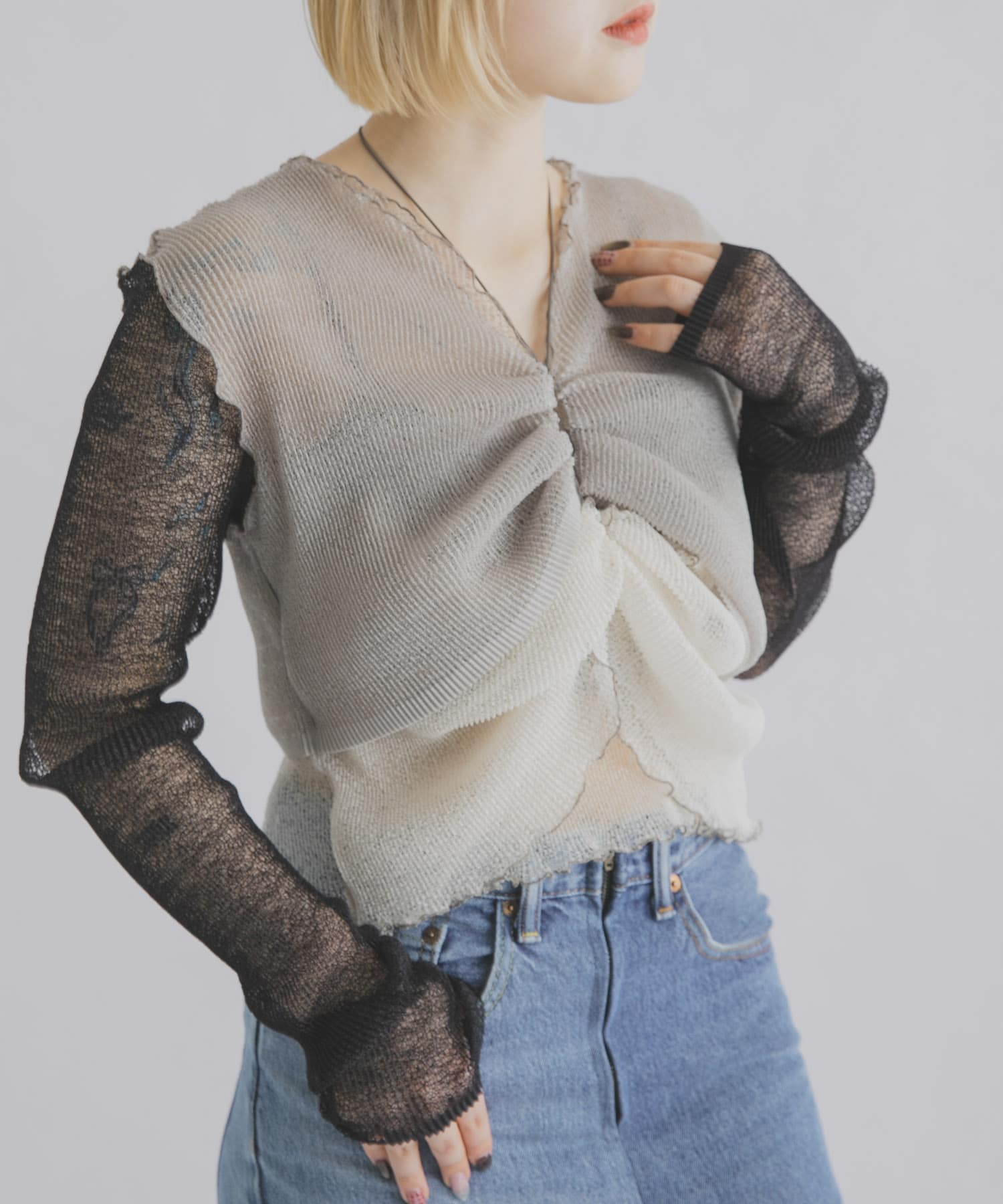 Jens　LAYER&RIVER CARDIGAN