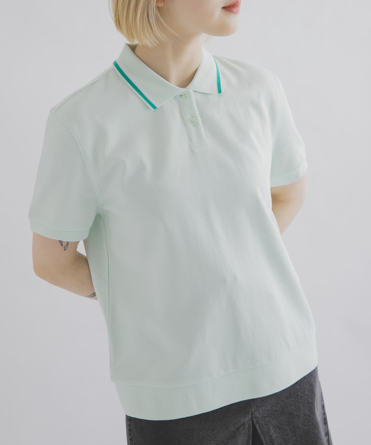 AIGLE　吸水速乾 UVカット COOLMAX ピケポロシャツ