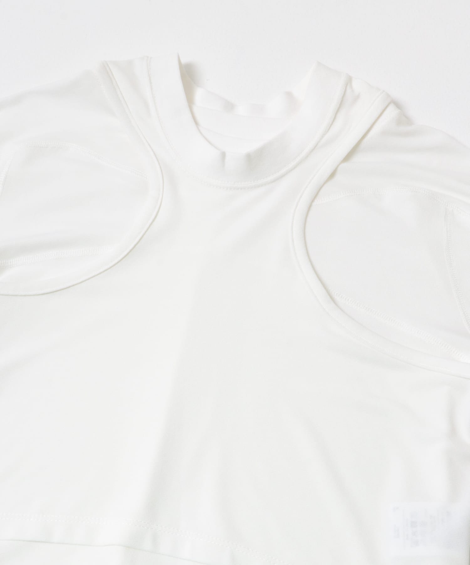 F/CE.　LONG SLEEVE BASE TOP WHITE M