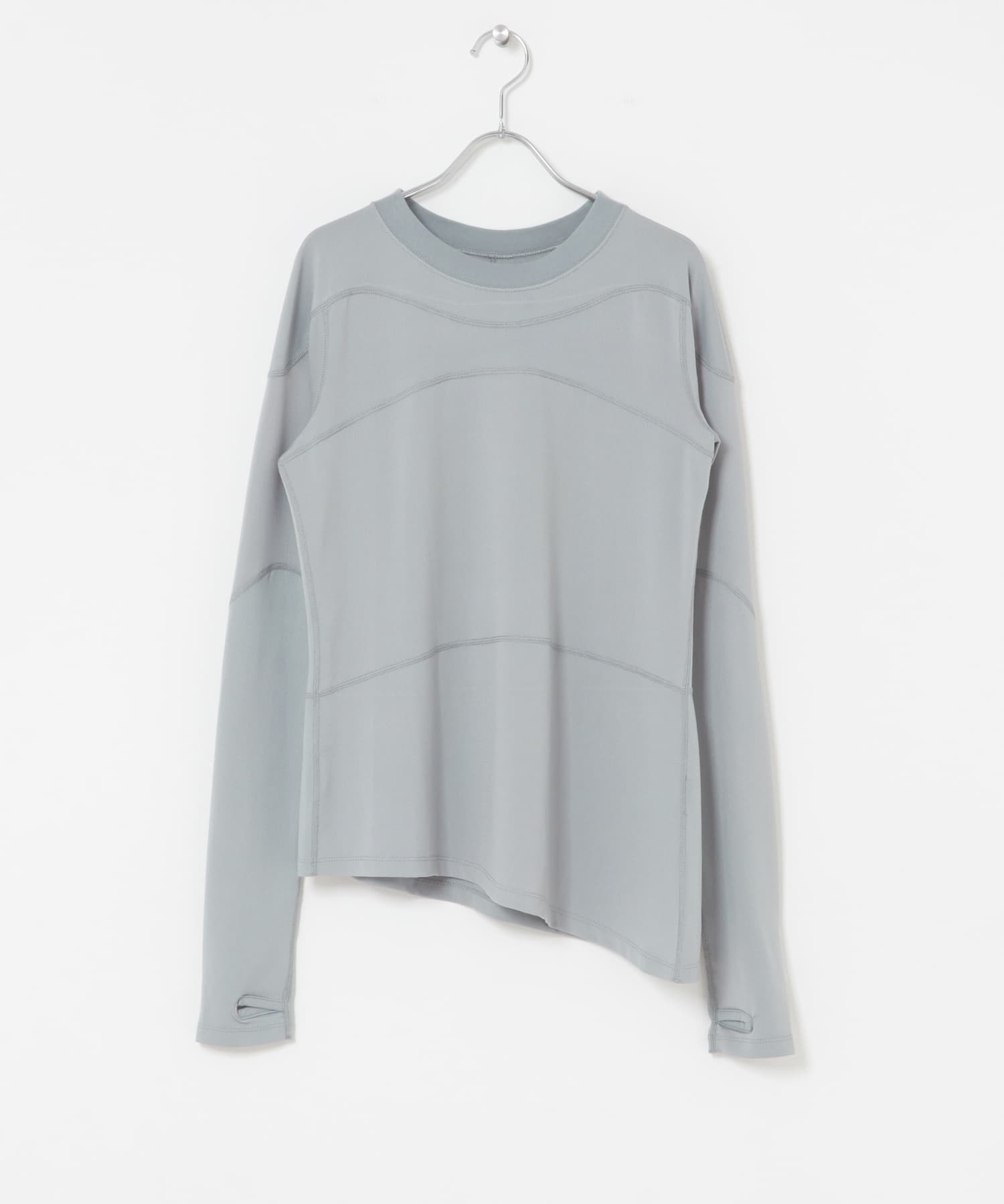 F/CE.　LONG SLEEVE BASE TOP GRAY M