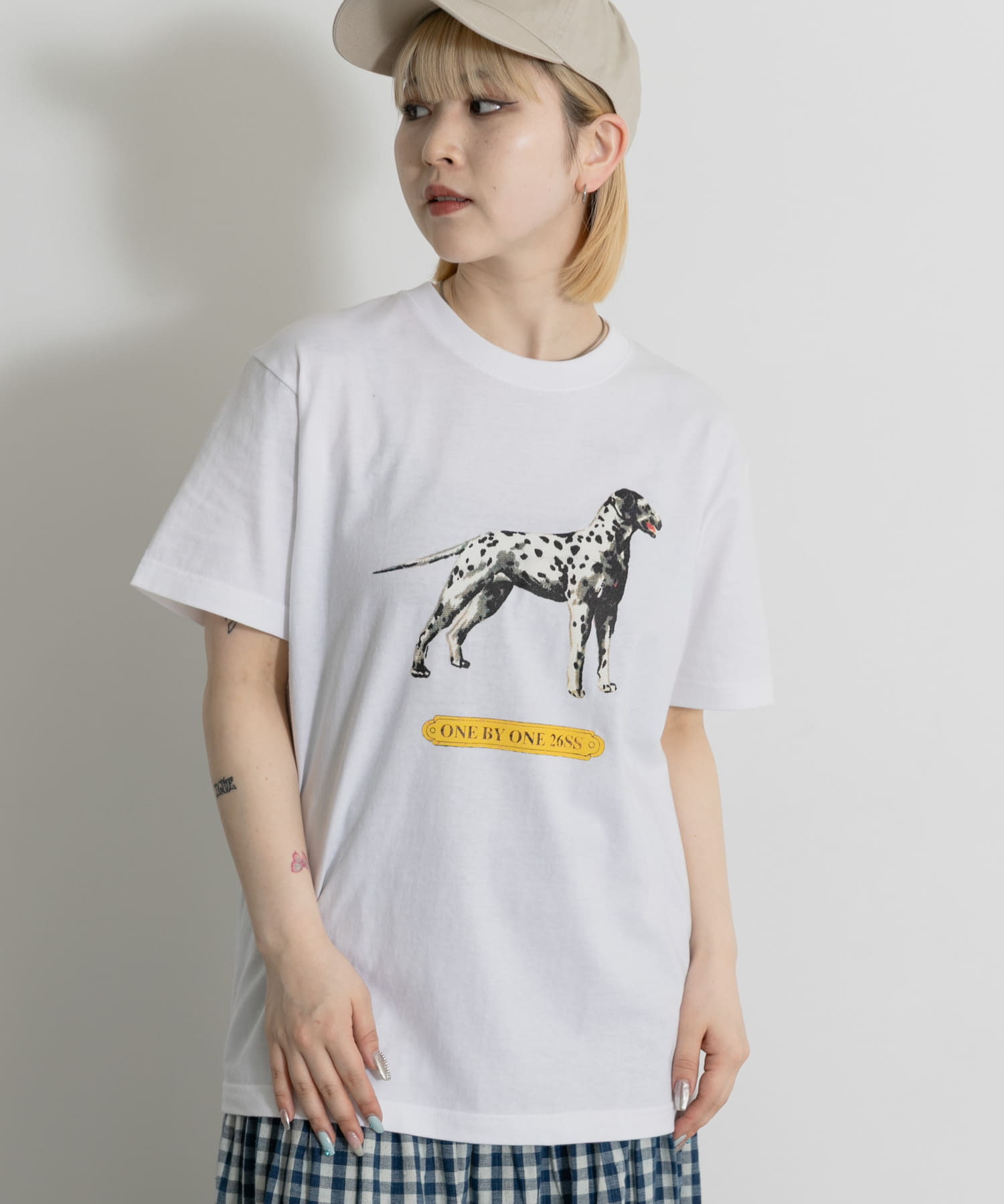 77circa　print tee dalmatian