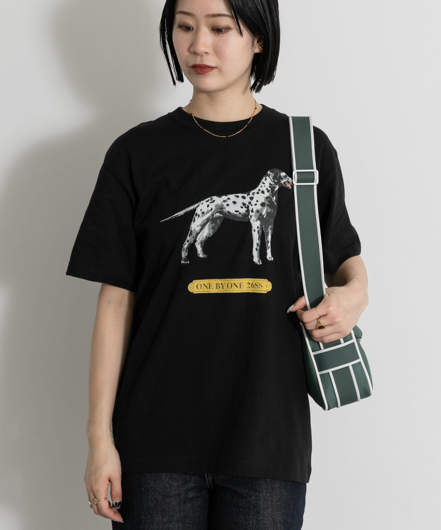 77circa　print tee dalmatian