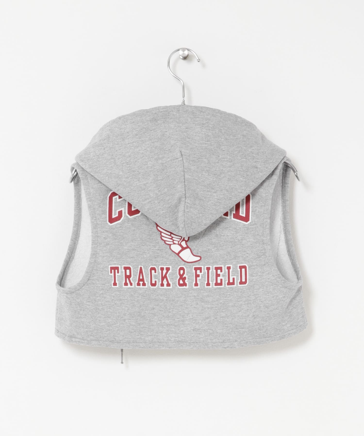 77circa　sweat hood vest gray 2 One